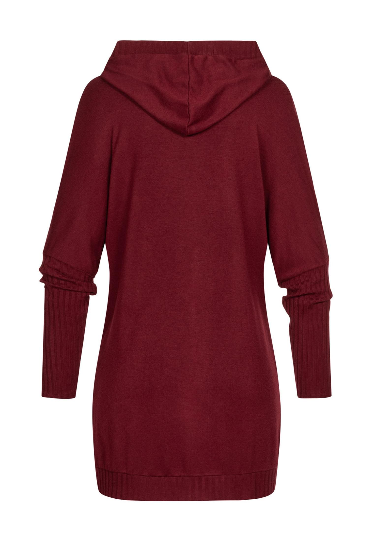 Cardigan mit offenem Schnitt und Kapuze rose L - variant image 7