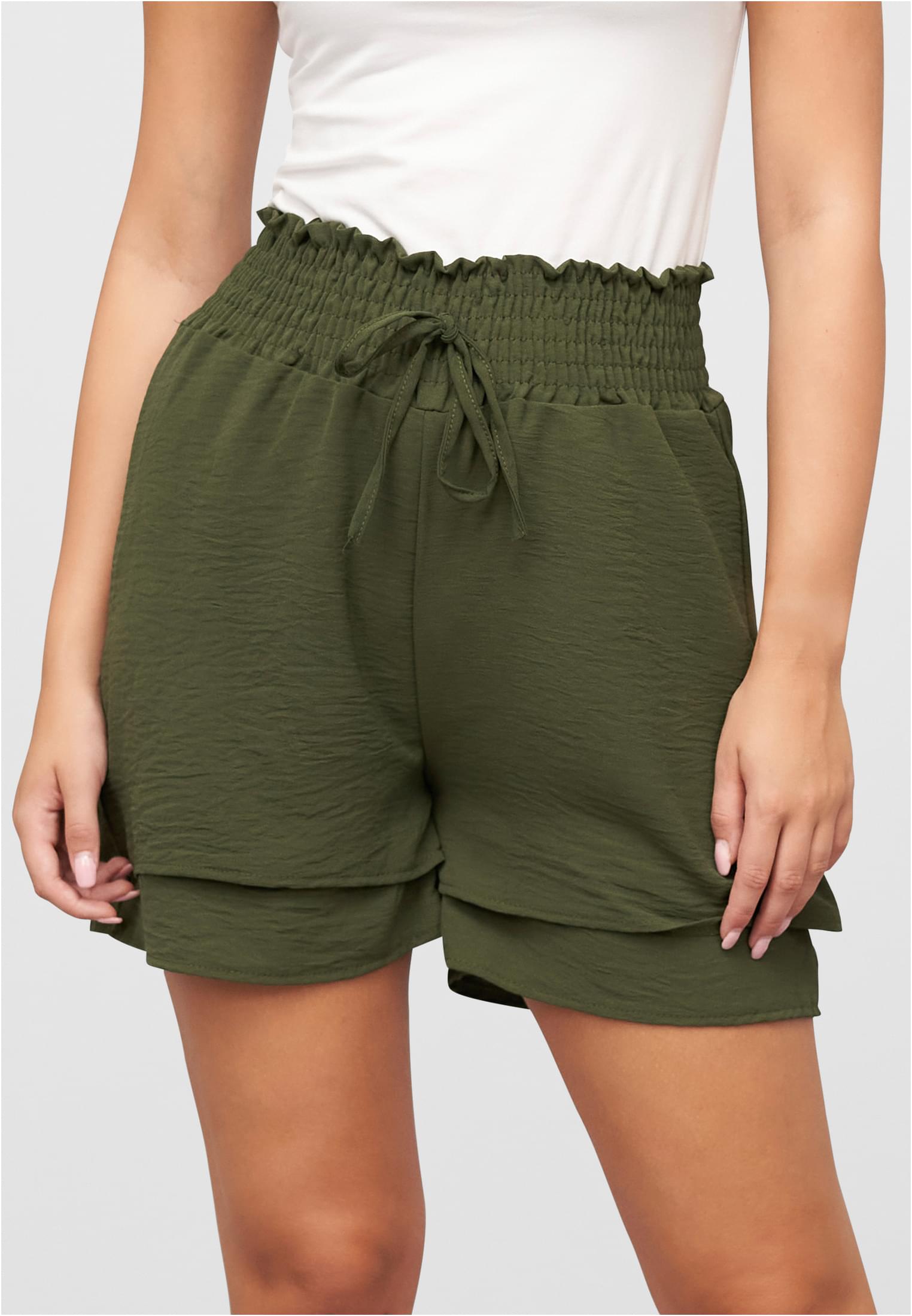Musselin Shorts 2-Lagig mit Gummibund green L - alternate variant 1