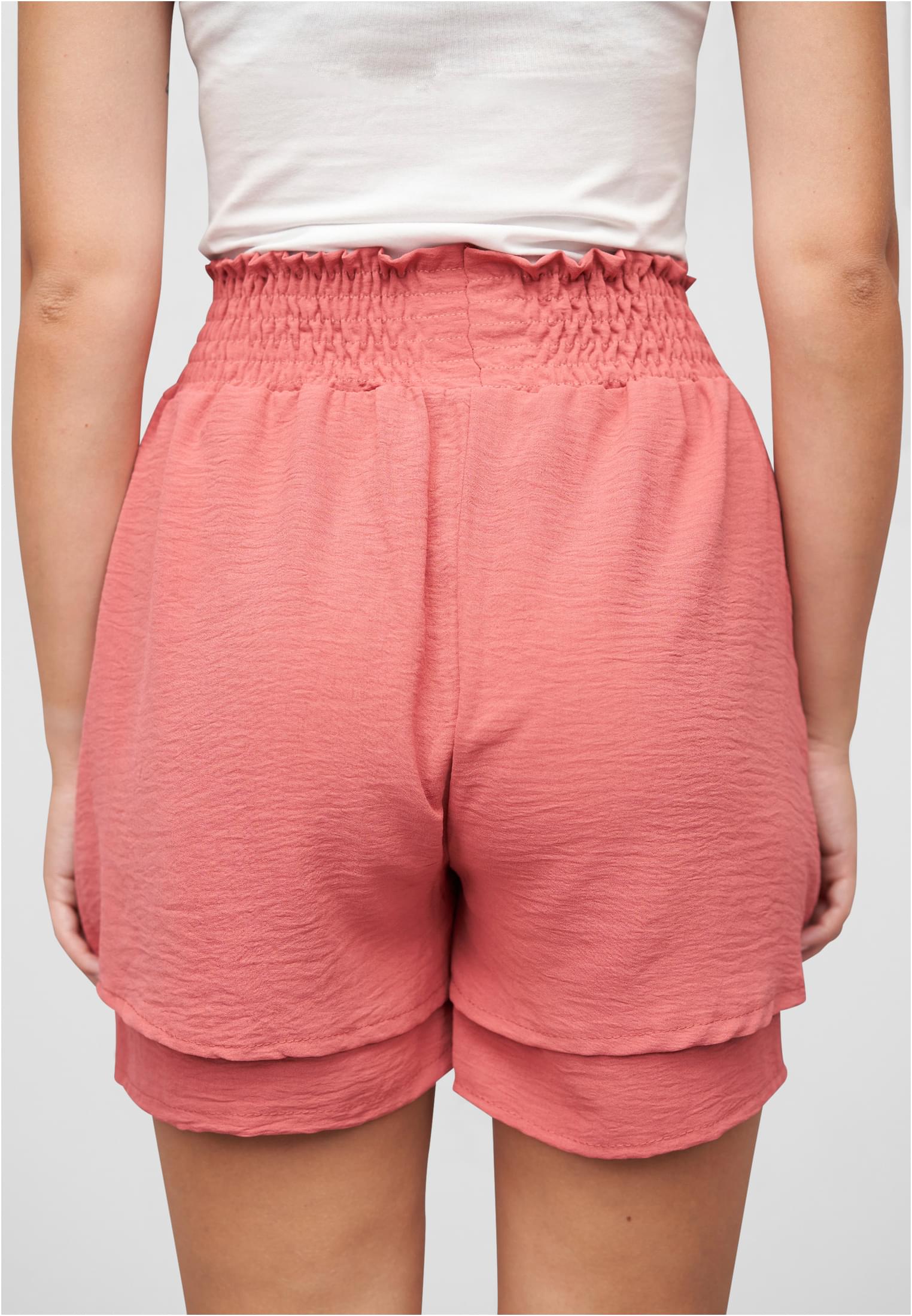 Musselin Shorts 2-Lagig mit Gummibund rosa L - variant image 2