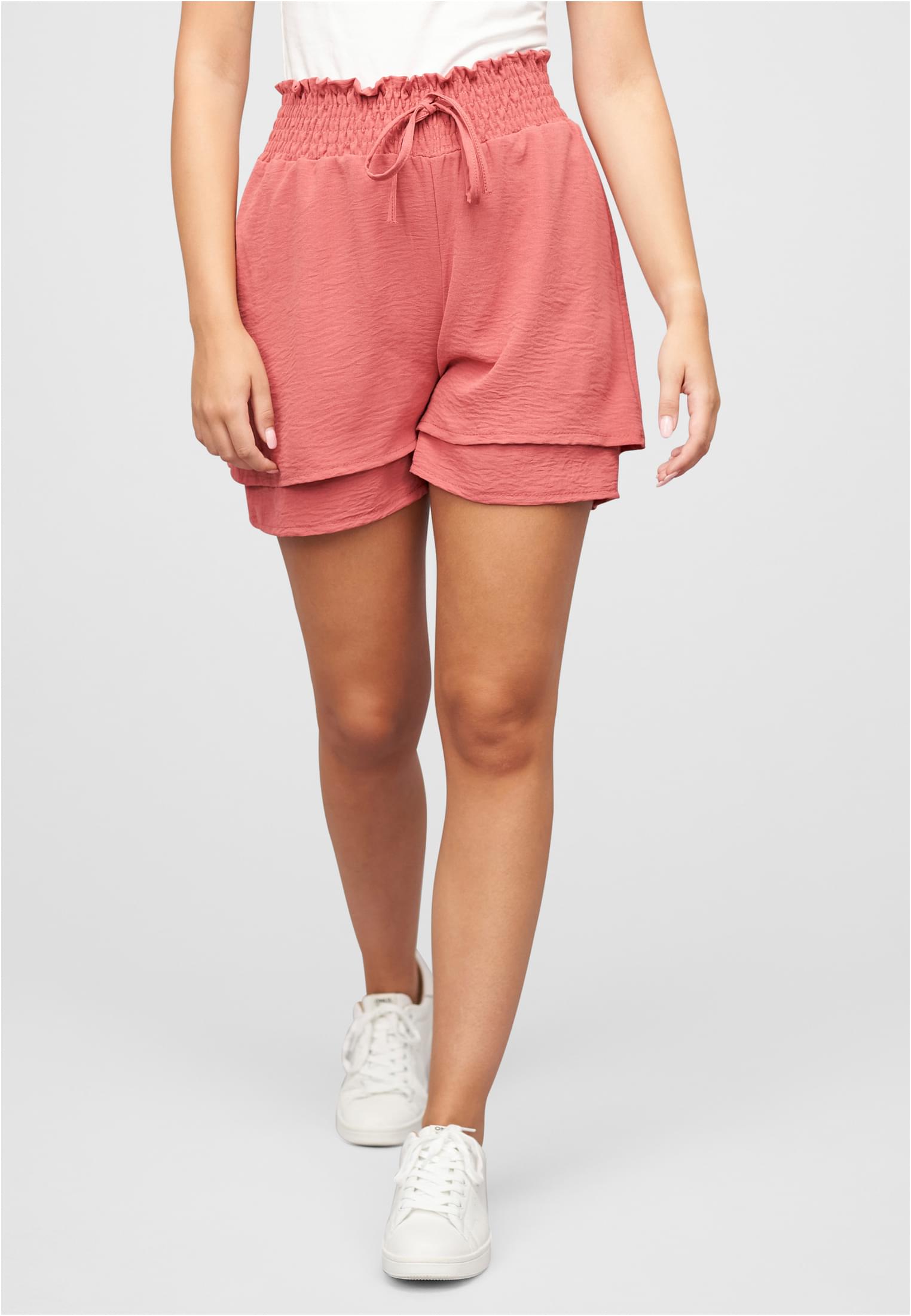 Musselin Shorts 2-Lagig mit Gummibund rosa L - alternate variant 1