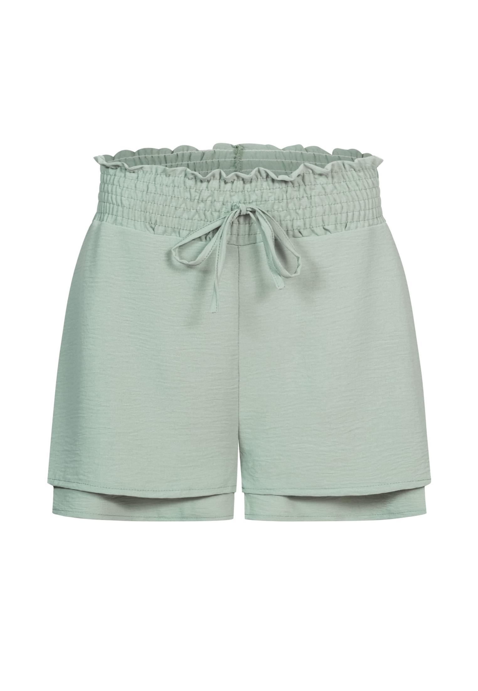 Musselin Shorts 2-Lagig mit Gummibund light green L - variant image 6