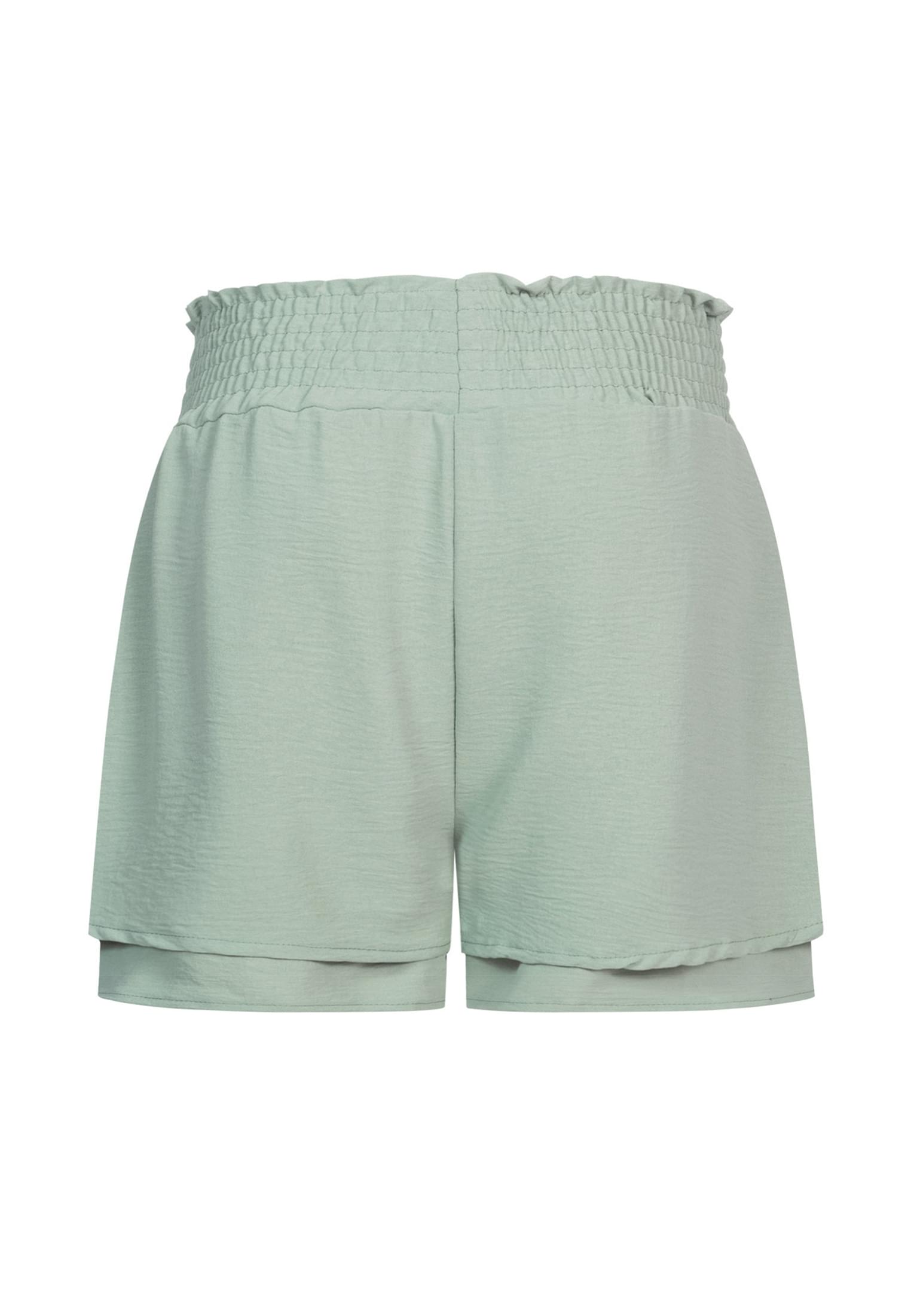 Musselin Shorts 2-Lagig mit Gummibund light green L - variant image 7