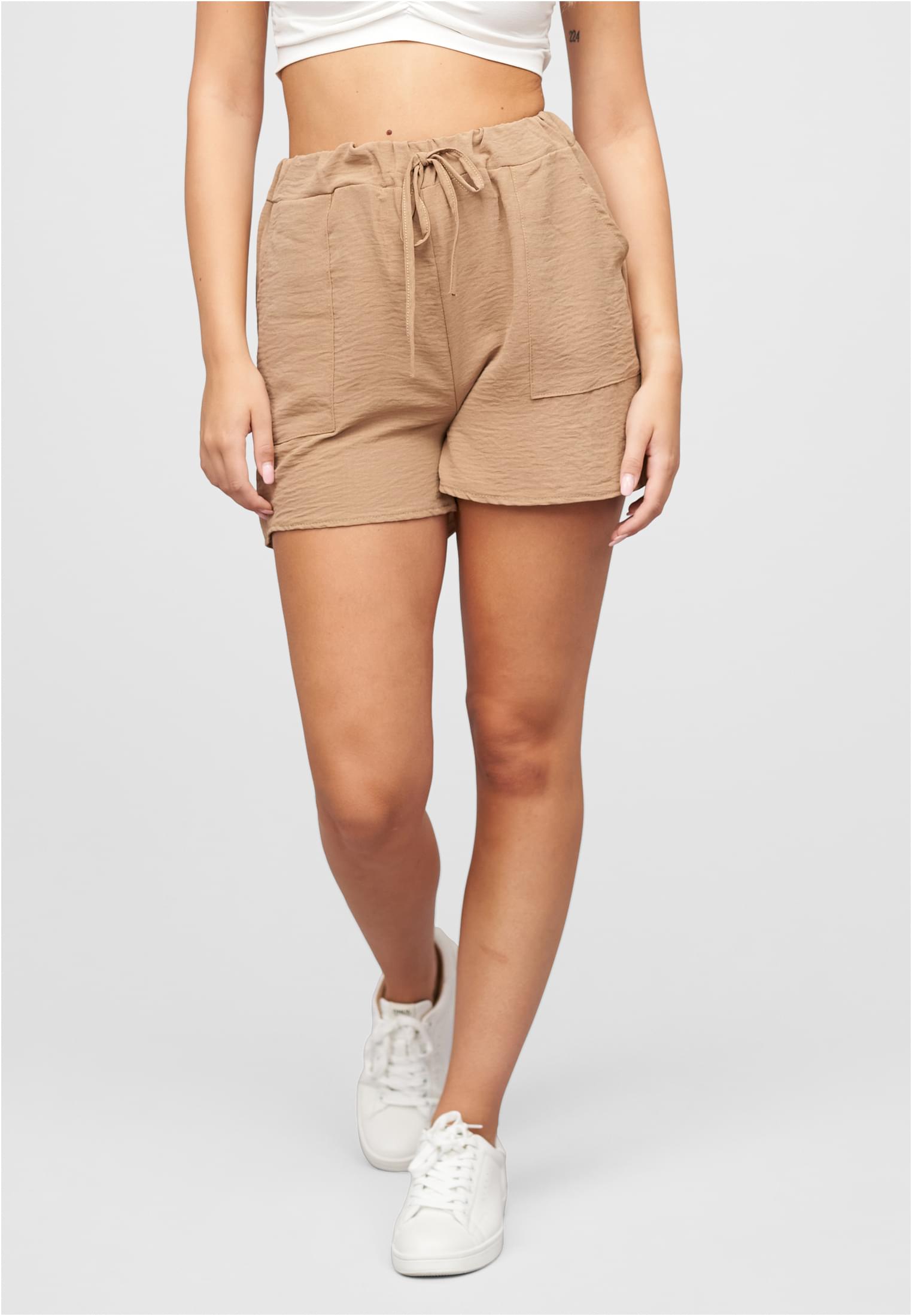 Musselin Shorts m. aufgesetzten Taschen camel L - alternate variant 1