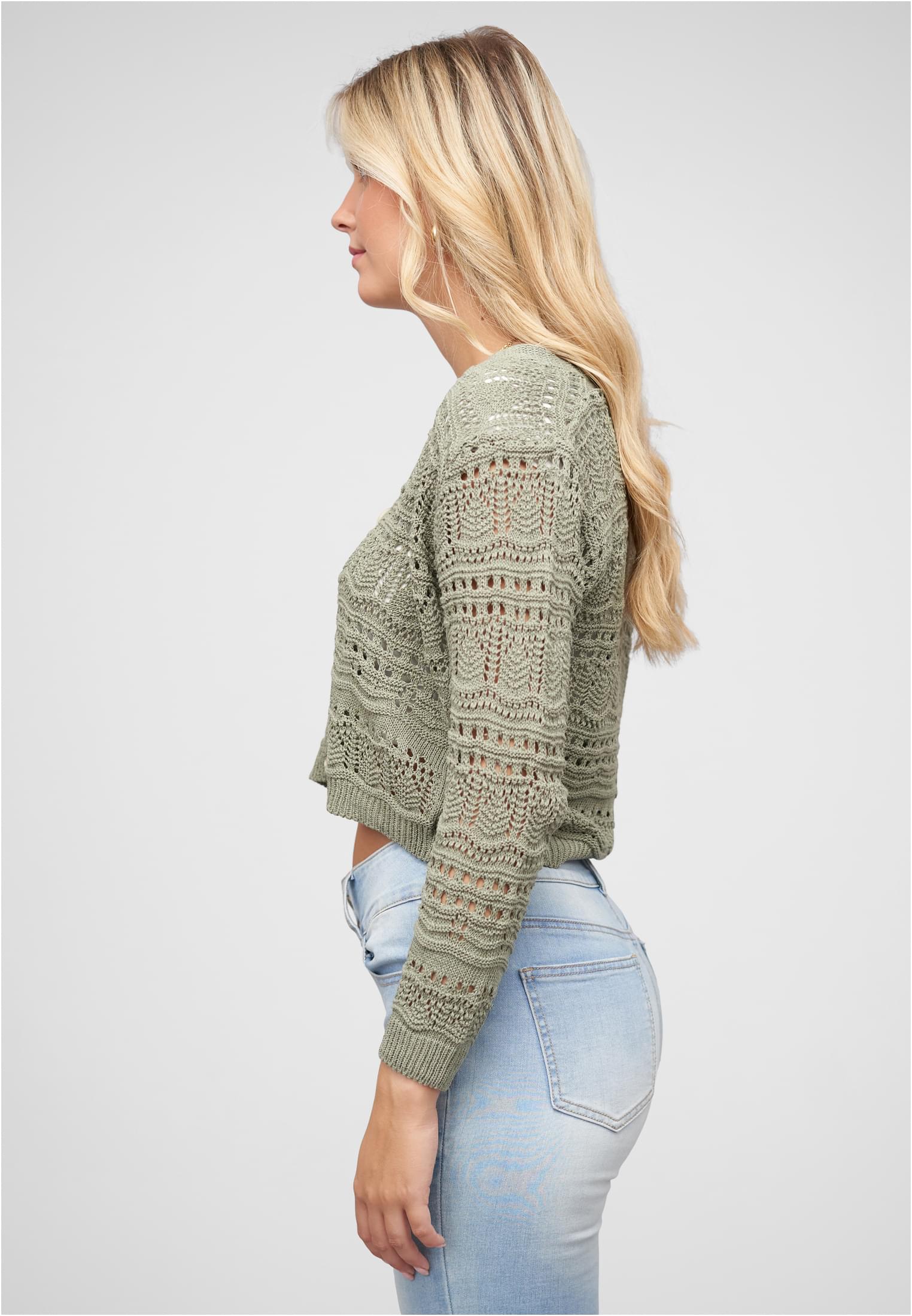 Cardigan mit Lochstrickmuster KH L/XL - variant image 1