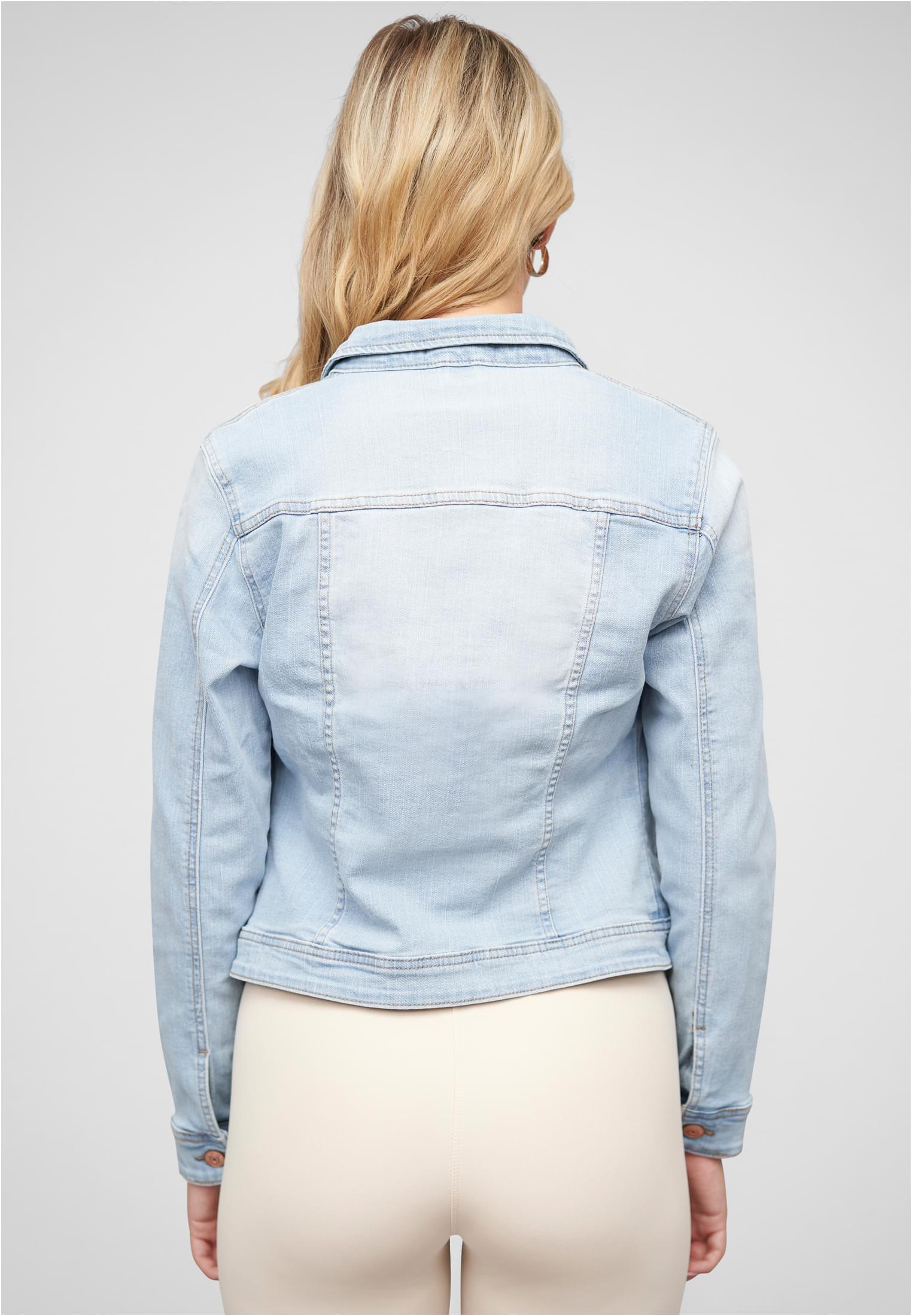 Jeans Jacke m. Knopfleiste u. Brusttaschen blue denim L - variant image 2