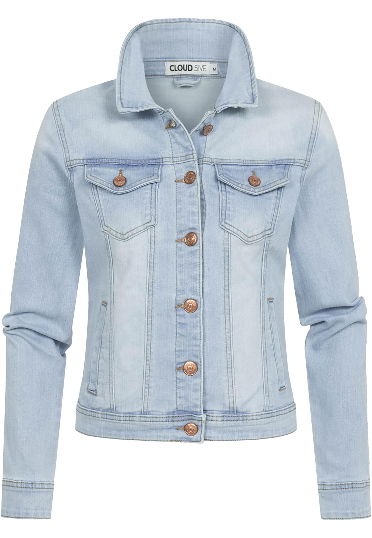 Jeans Jacke m. Knopfleiste u. Brusttaschen blue denim L - variant image 5