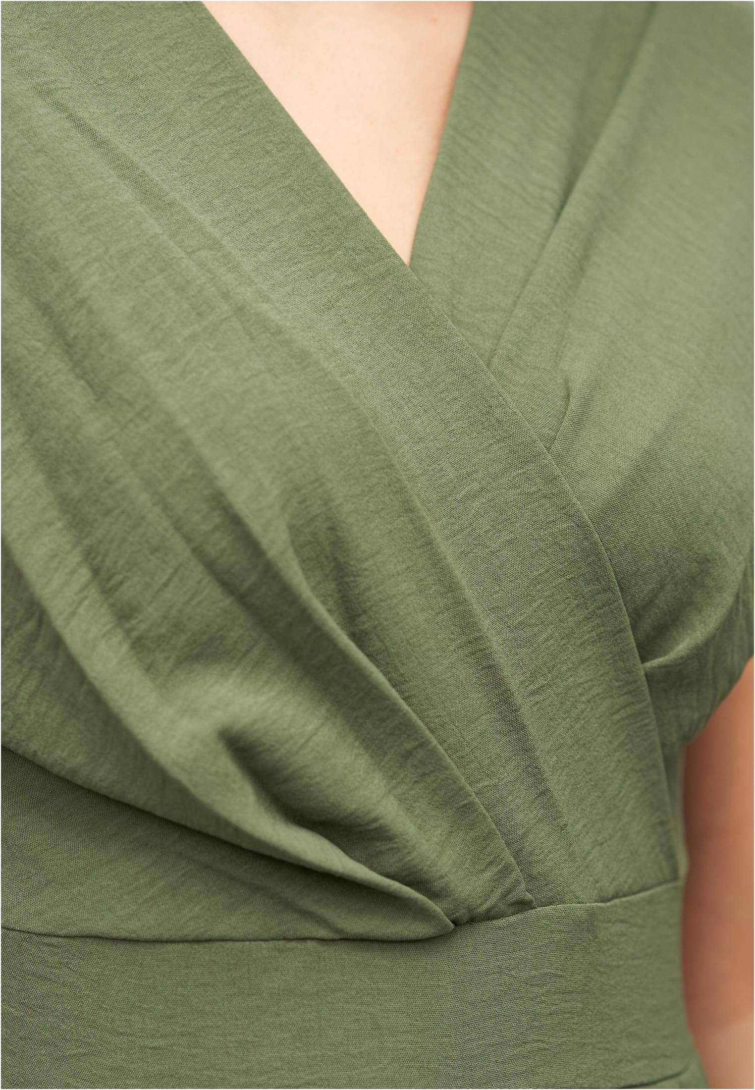 Jumpsuit in Wickeloptik mit 2-Pockets military green L - variant image 5