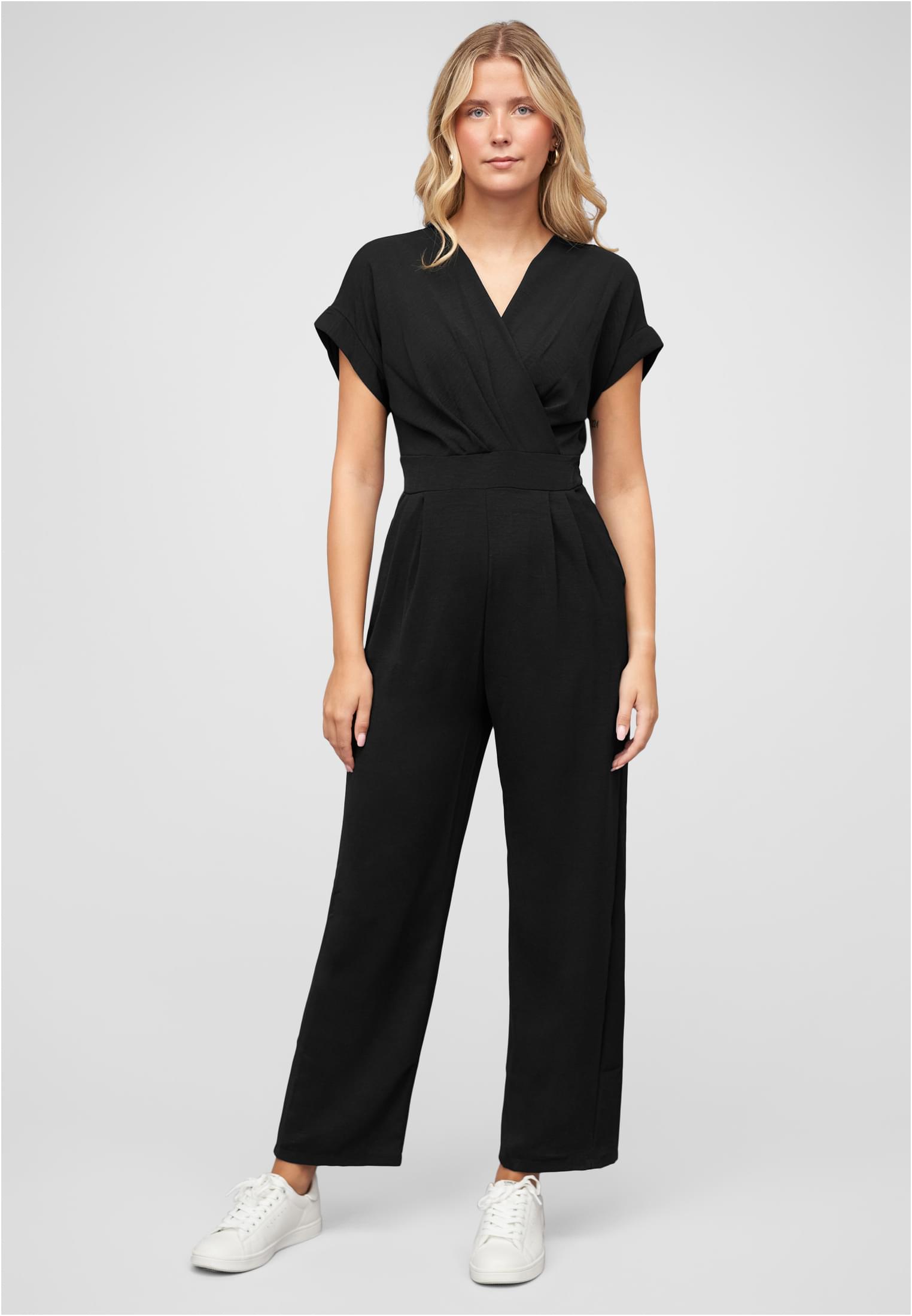 Jumpsuit in Wickeloptik mit 2-Pockets black L - alternate variant 1
