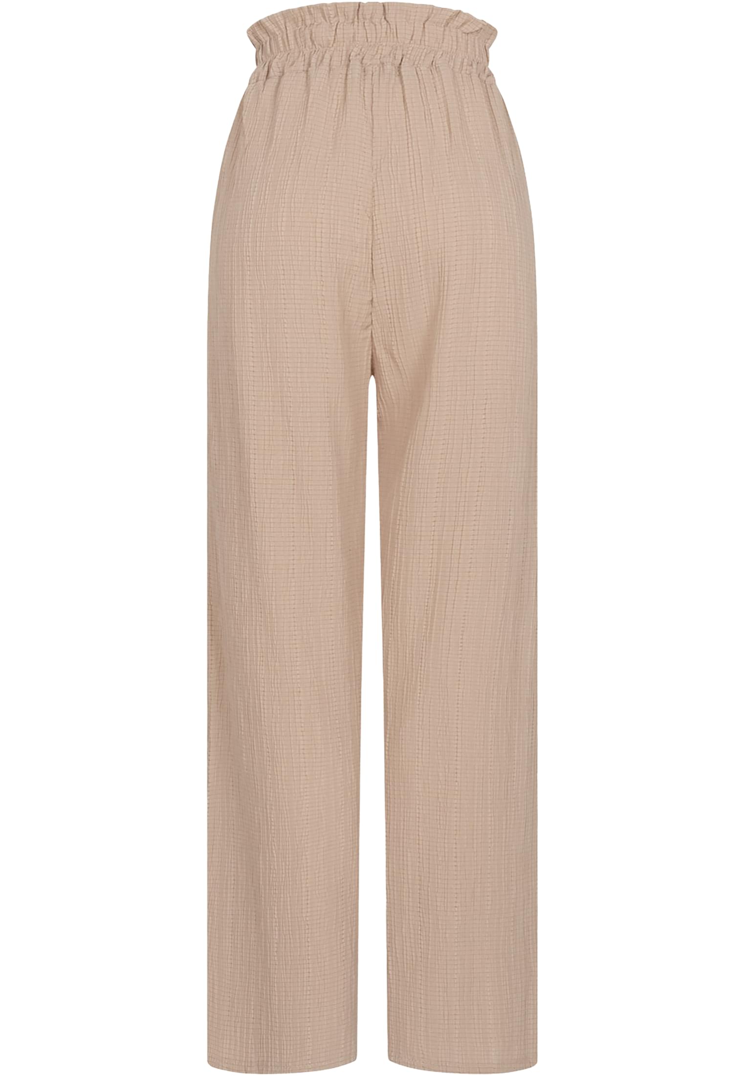 Sommer Hose mit weitem Beinschnitt und Strukturstoff beige L - variant image 7