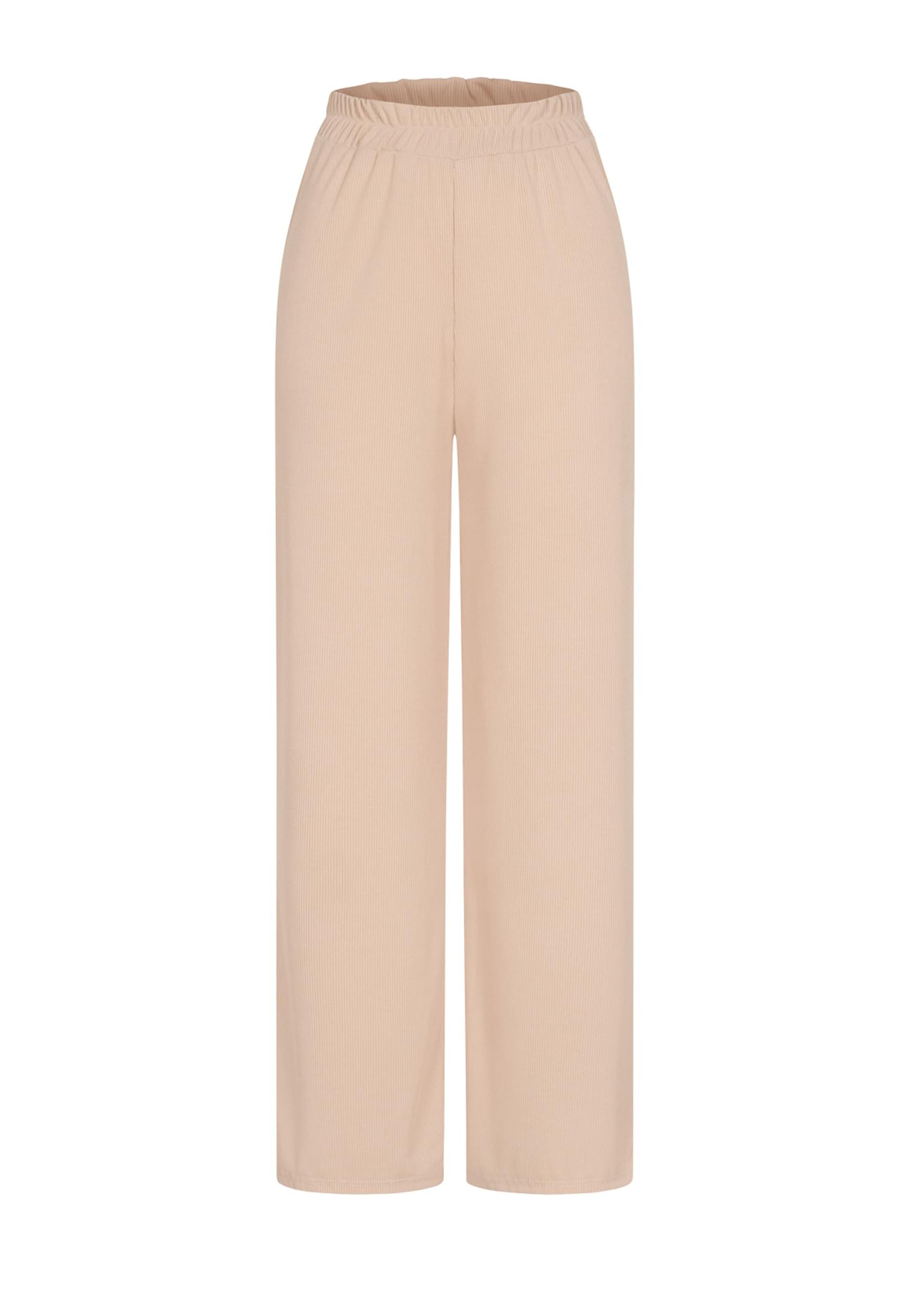 Sommer Hose mit weitem Beinschnitt und Ribbed Material - related product back image 5