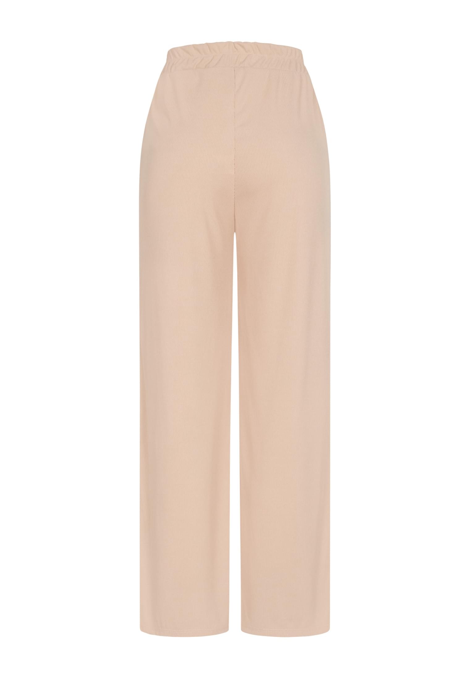 Sommer Hose mit weitem Beinschnitt und Ribbed Material - related product back image 5