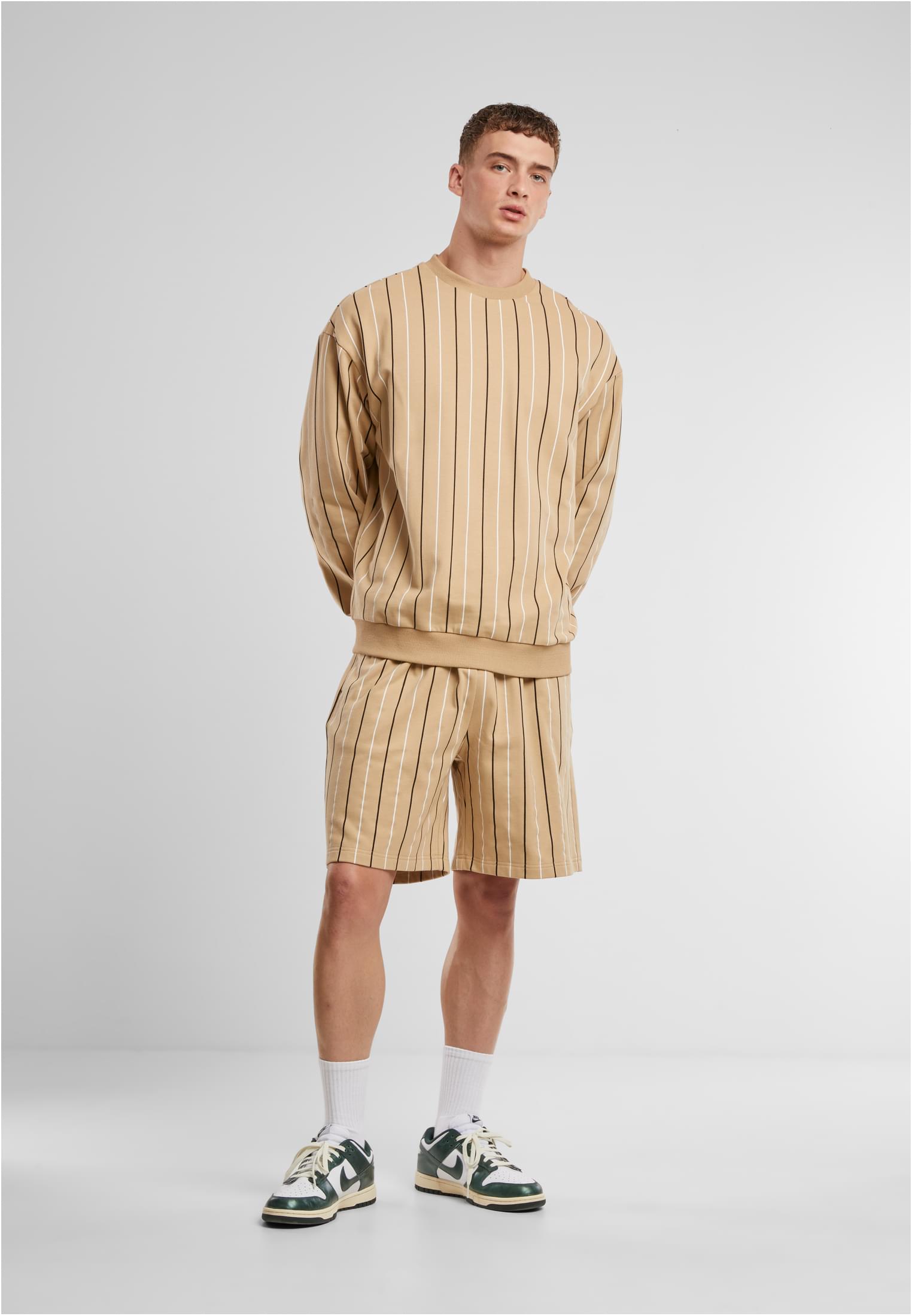 Printed Pinstripe Shorts unionbeige/white/black M - variant image 4