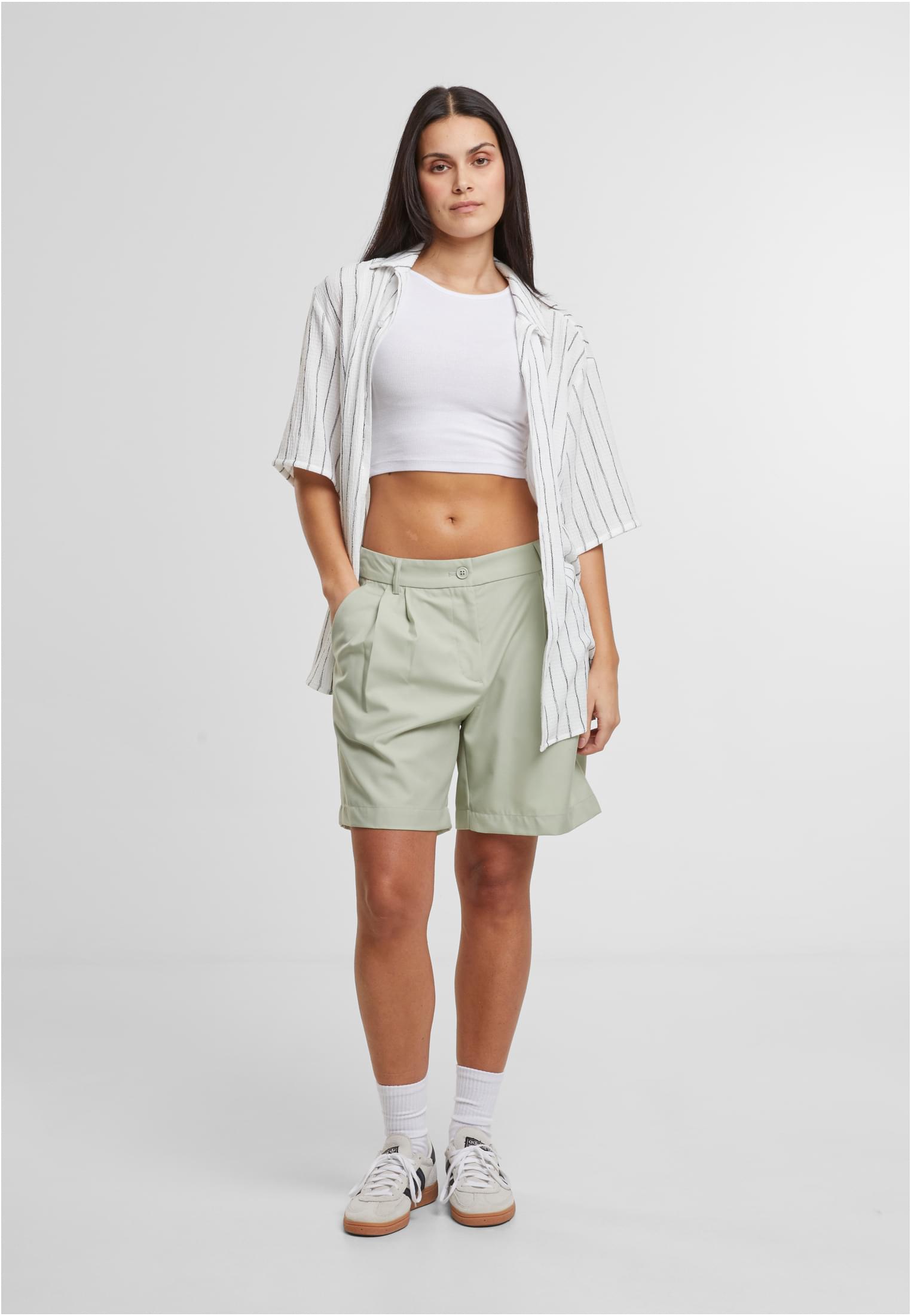 Mujeres pantalones cortos bermudas plisados softsalvia 26
 - variant image 4