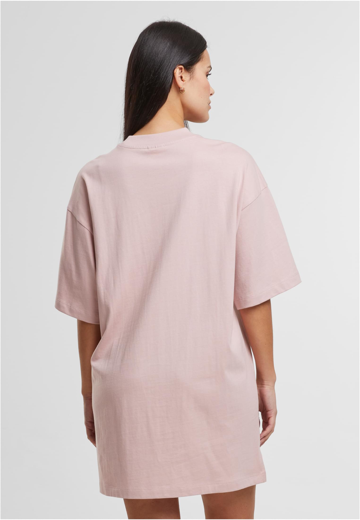 Ladies Organic Heavy Oversized Tee Dress powderrose 3XL - variant image 1