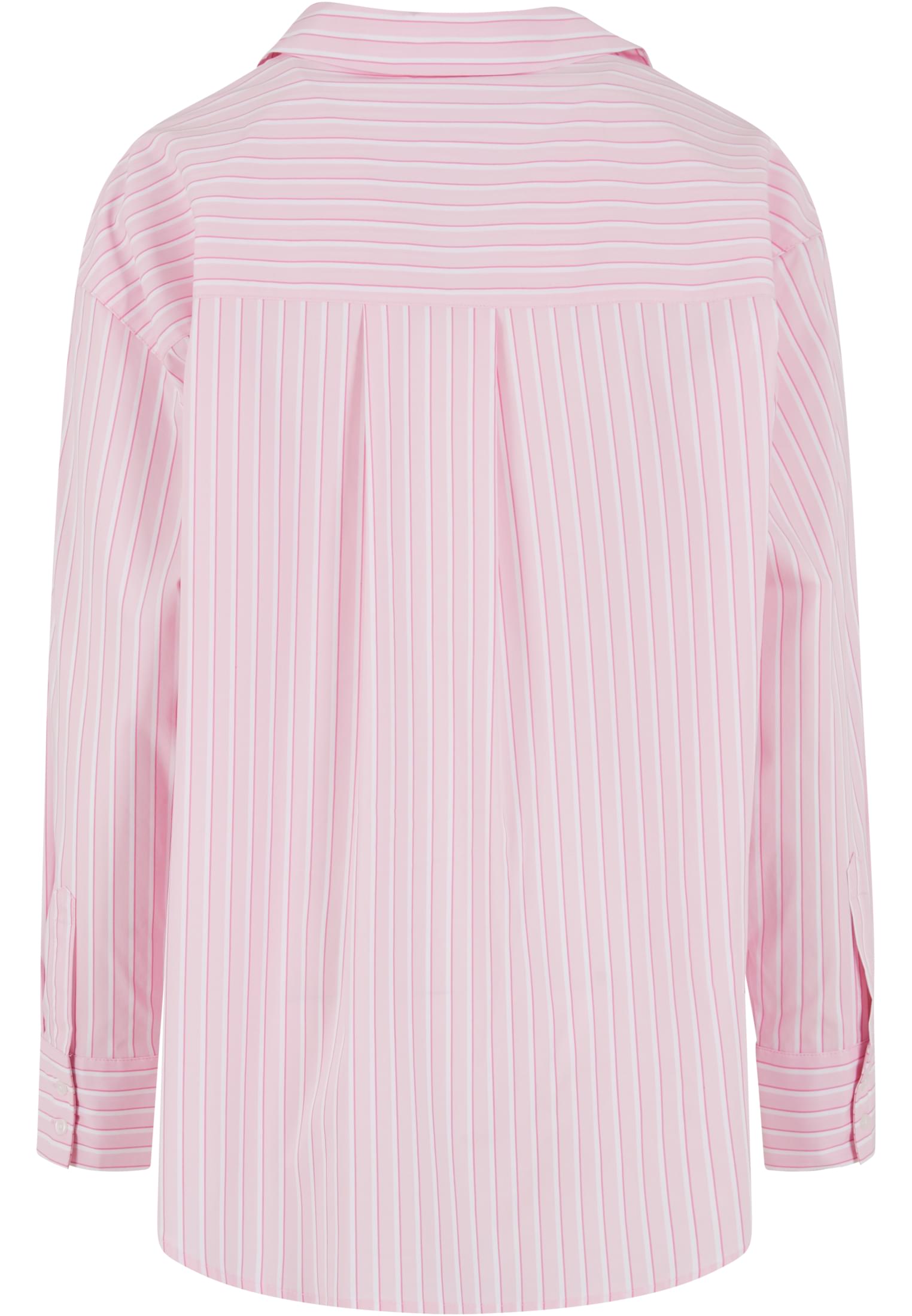 Ladies Oversized Striped Blouse softpink/white 3XL - variant image 4