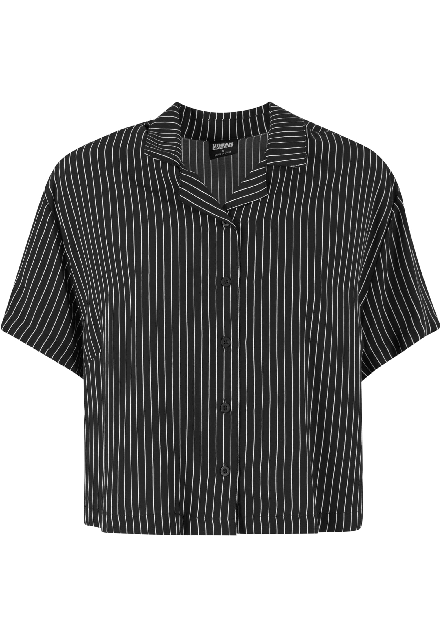 Ladies Viscose Resort Shirt black/white 3XL - variant image 5
