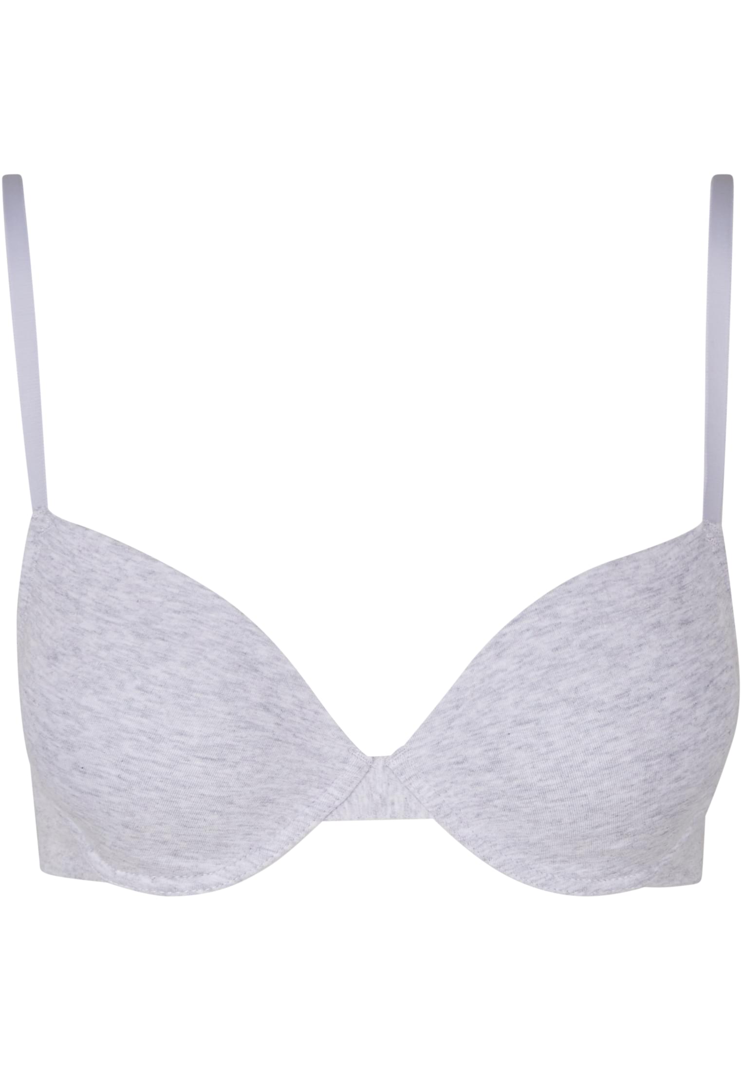Ladies Basic Cotton Bra 2-Pack black+heathergrey 80C - variant image 4