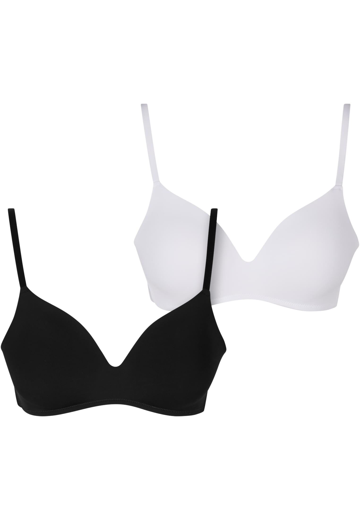 Ladies Basic padded Bra 2-Pack black+white 70A - variant image 1