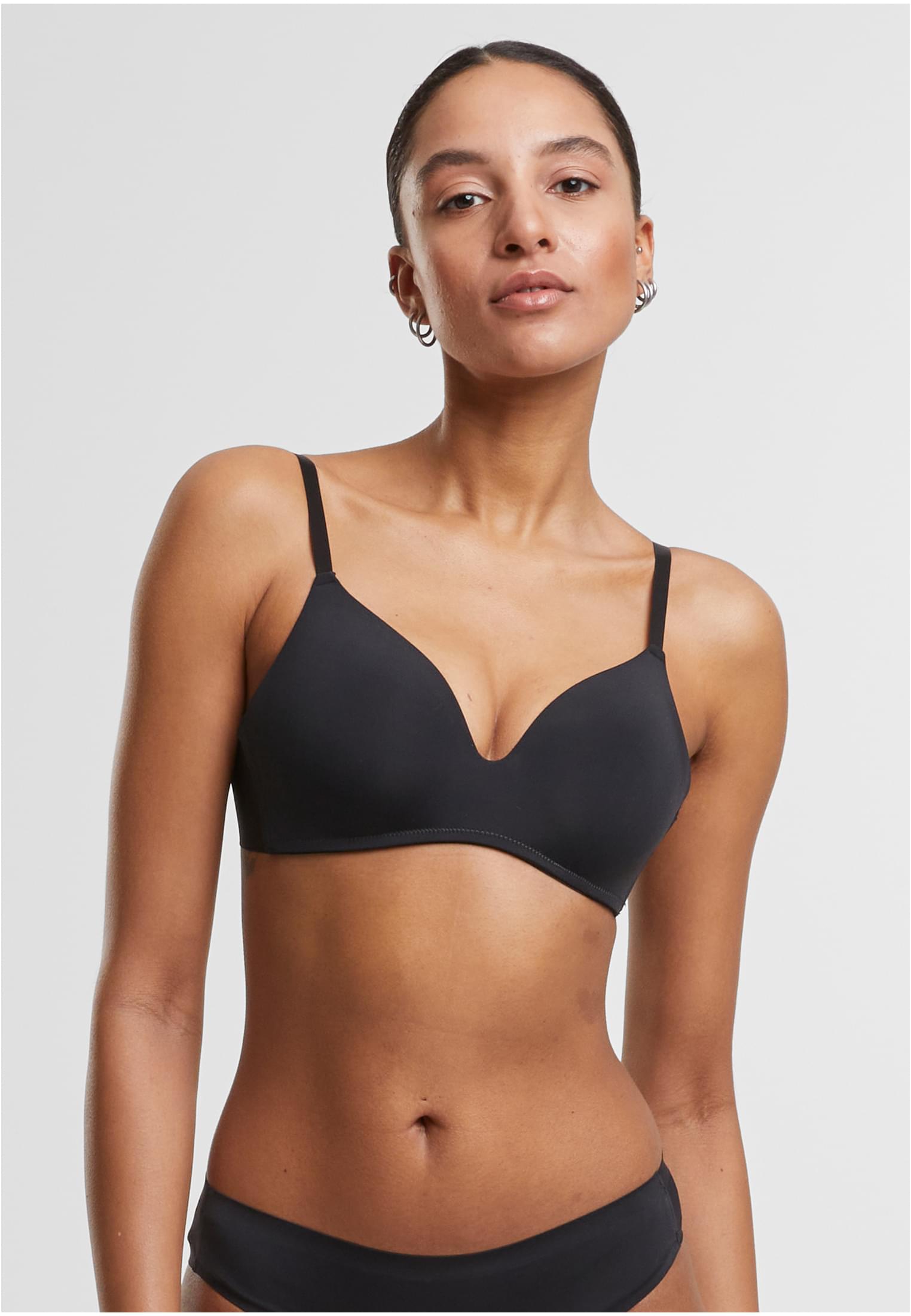 Ladies Basic padded Bra 2-Pack black+black 70A - variant image 1