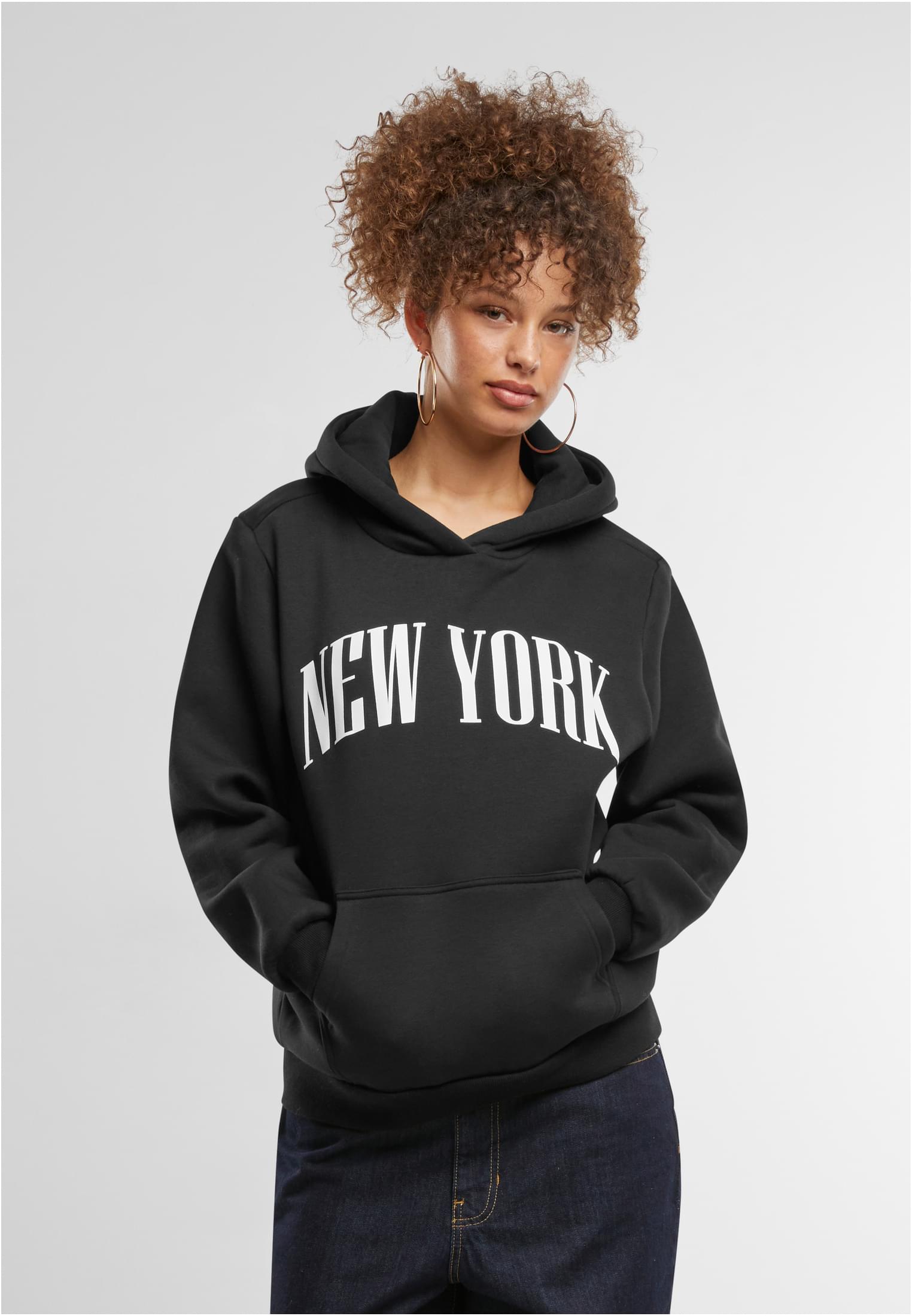 New York Ladies Fluffy Hoody black 3XL - alternate variant 1