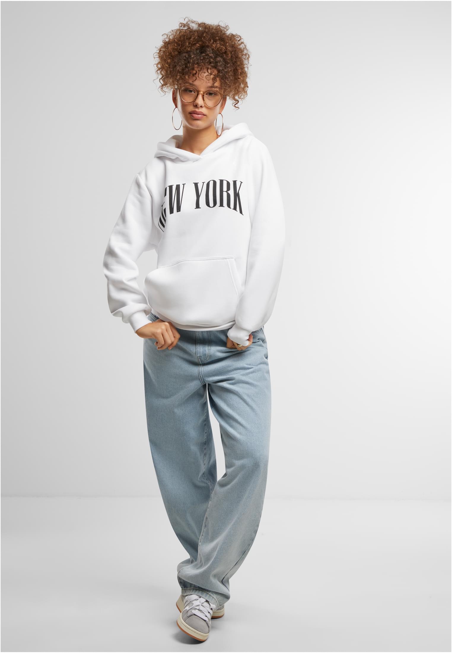 New York Ladies Fluffy Hoody white 3XL - variant image 2