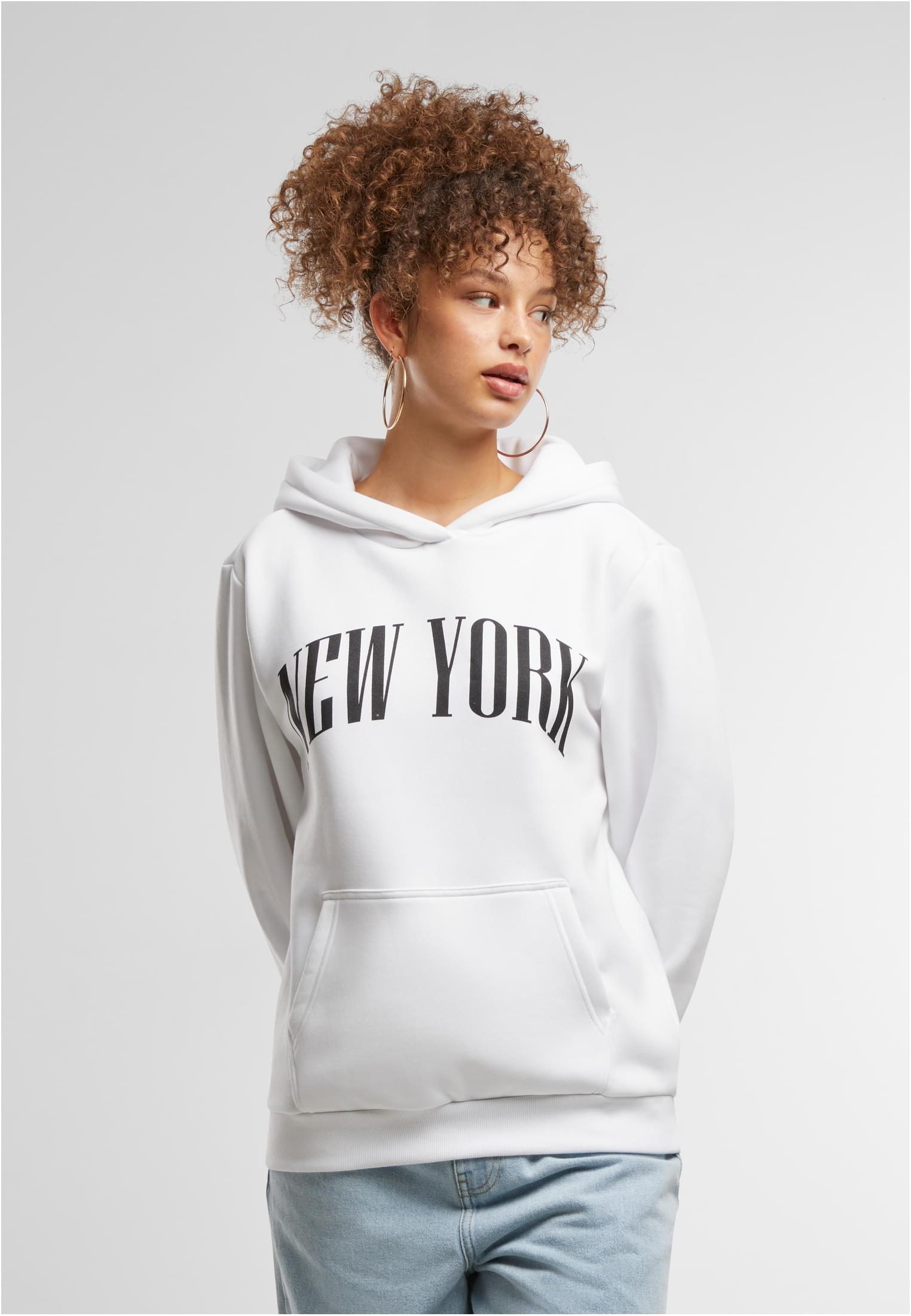 New York Ladies Fluffy Hoody white 3XL - alternate variant 2