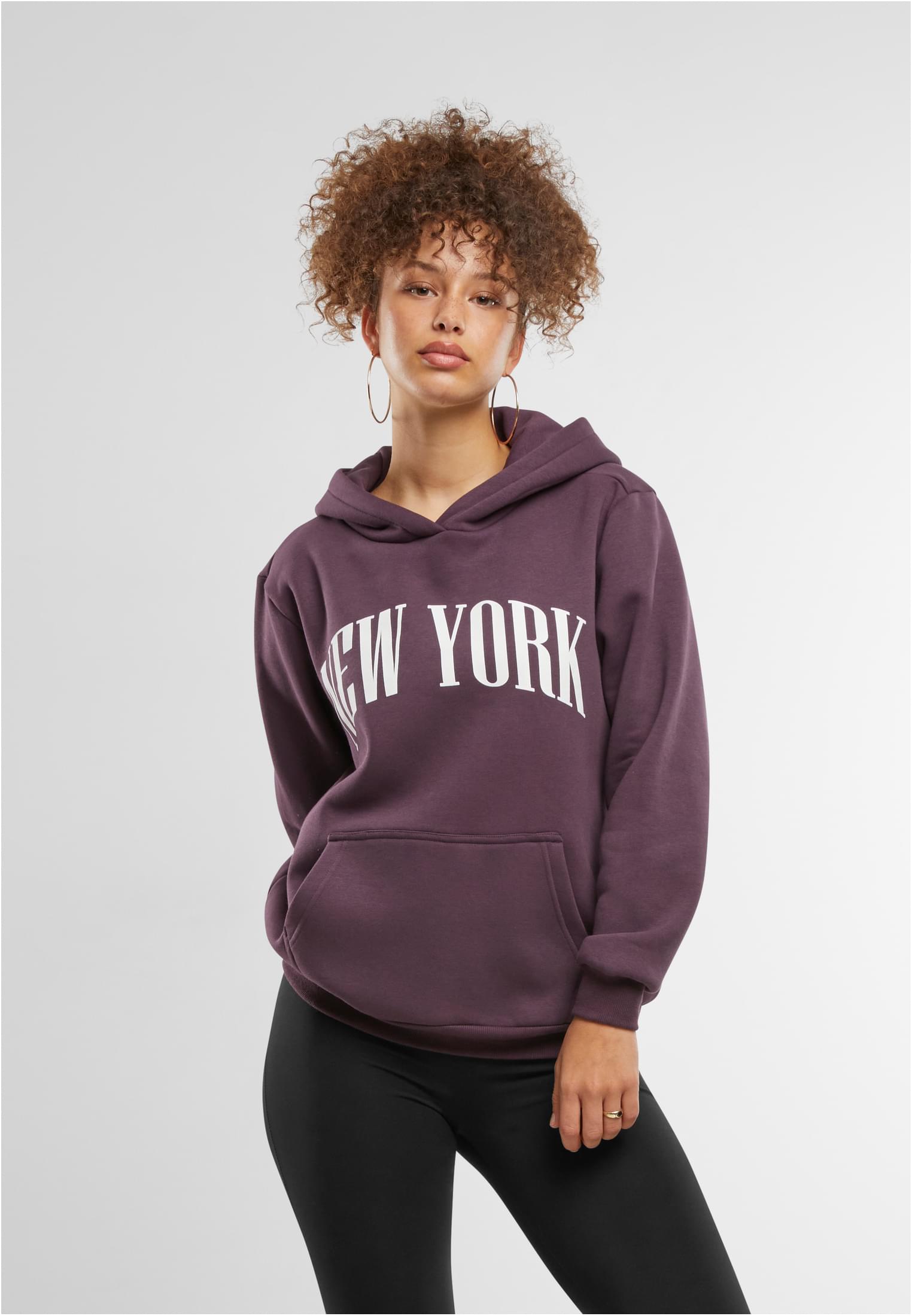 New York Ladies Fluffy Hoody plumpurple 3XL - alternate variant 3