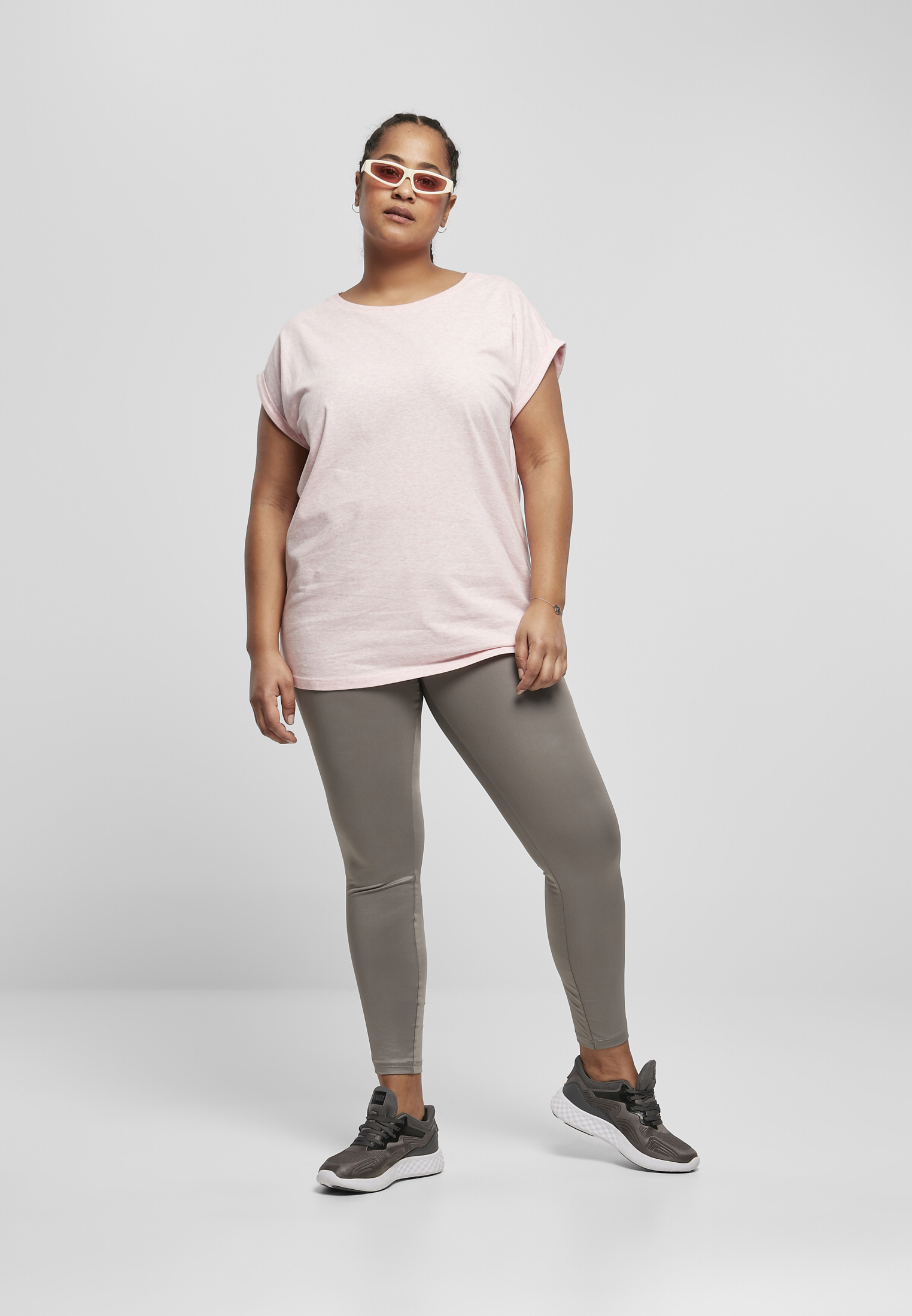 Ladies Synthetic Leather Leggings asphalt 3XL - variant image 4