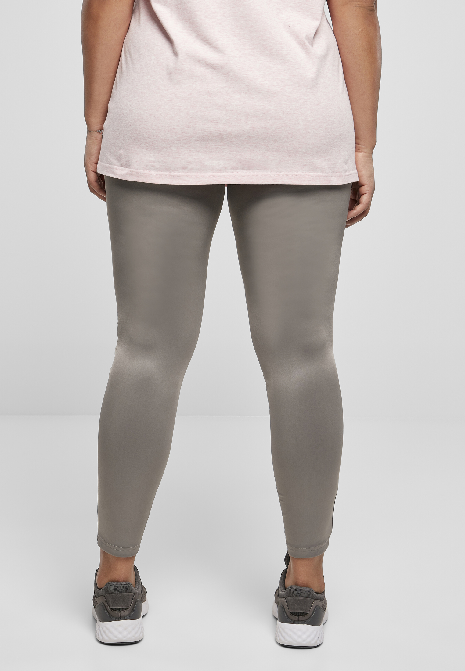 Ladies Synthetic Leather Leggings asphalt 3XL - variant image 2