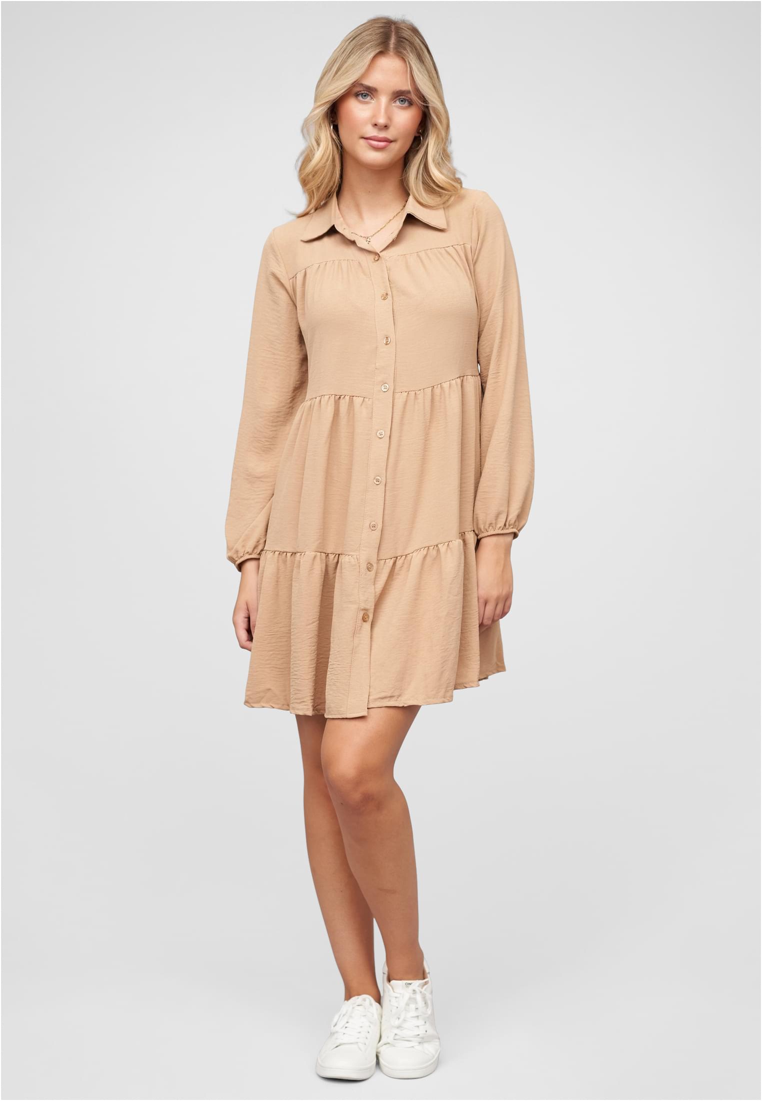 Cloud5ive Volant Kleid beige L - variant image 4