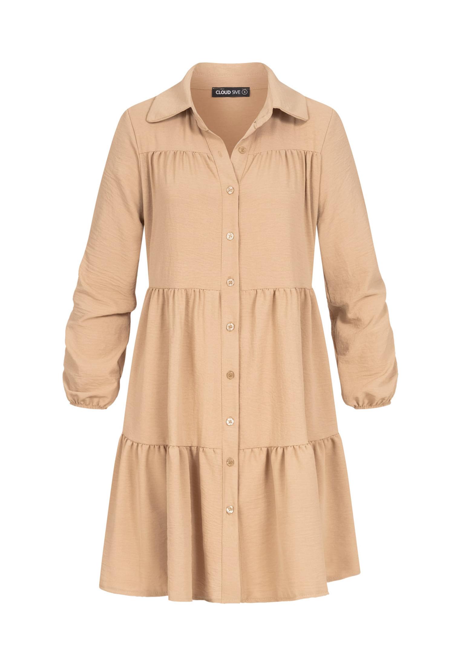 Cloud5ive Volant Kleid beige L - variant image 6
