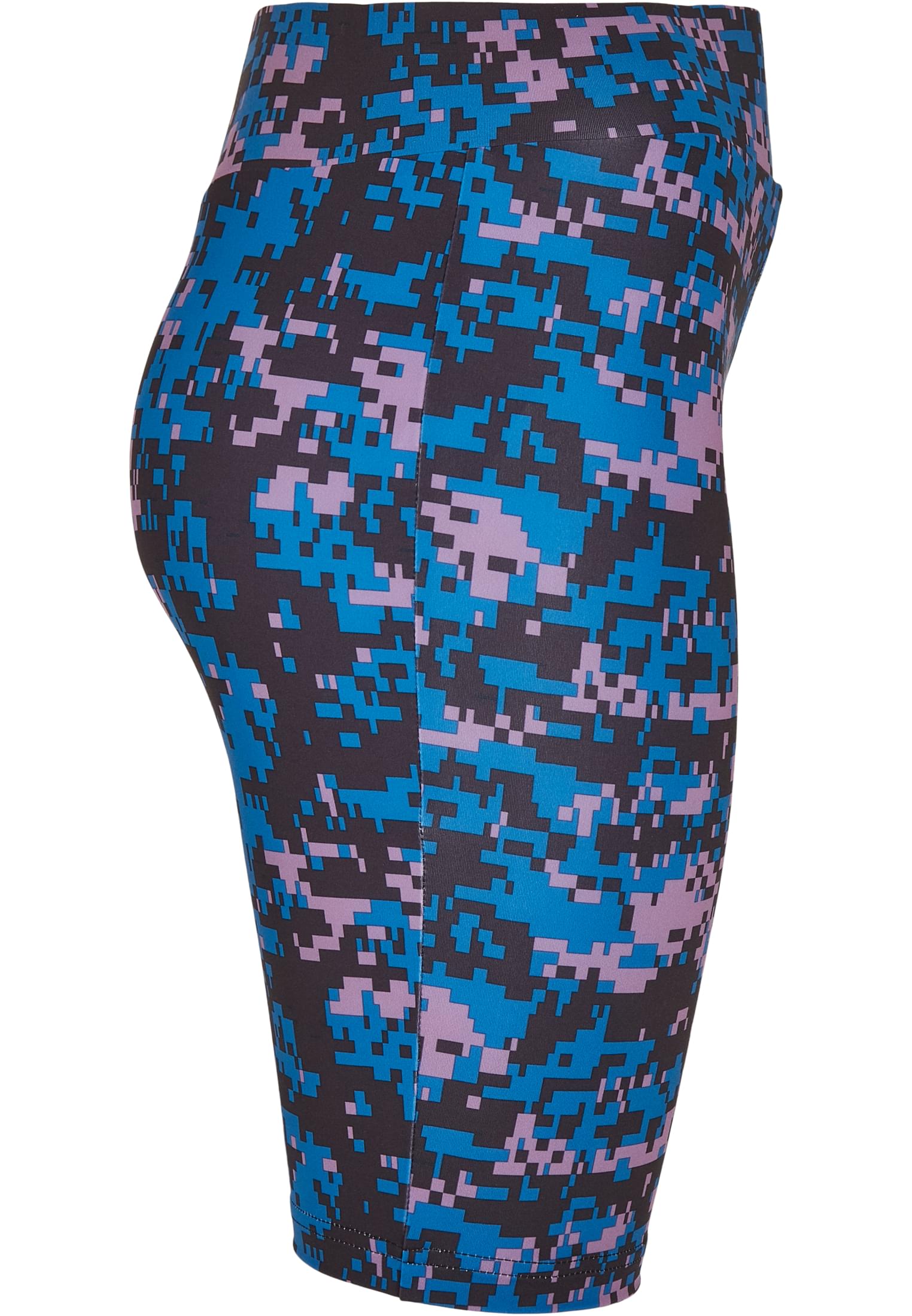 Ladies High Waist Camo Tech Cycle Shorts digital duskviolet camo 3XL - variant image 8