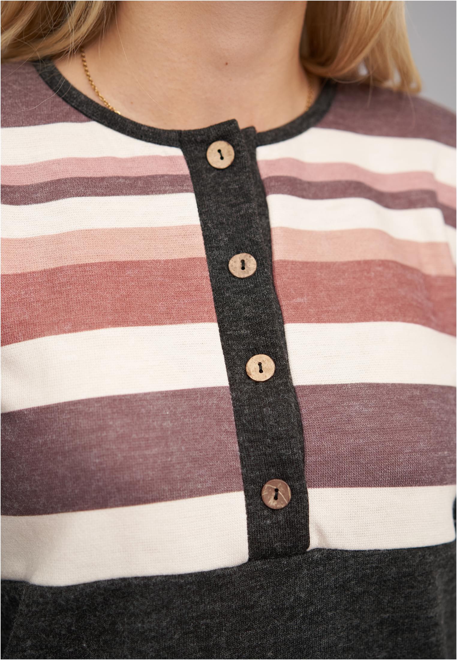 Sweater mit Knopfleiste grey L - variant image 5