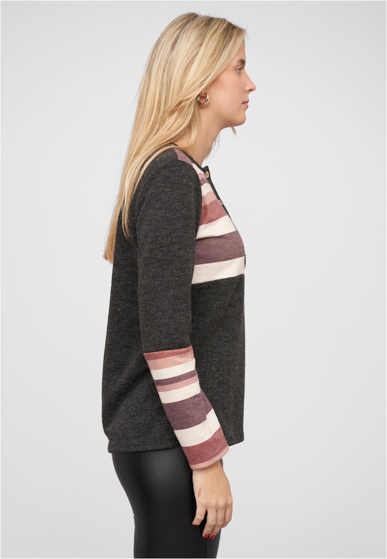 Sweater mit Knopfleiste grey L - variant image 3