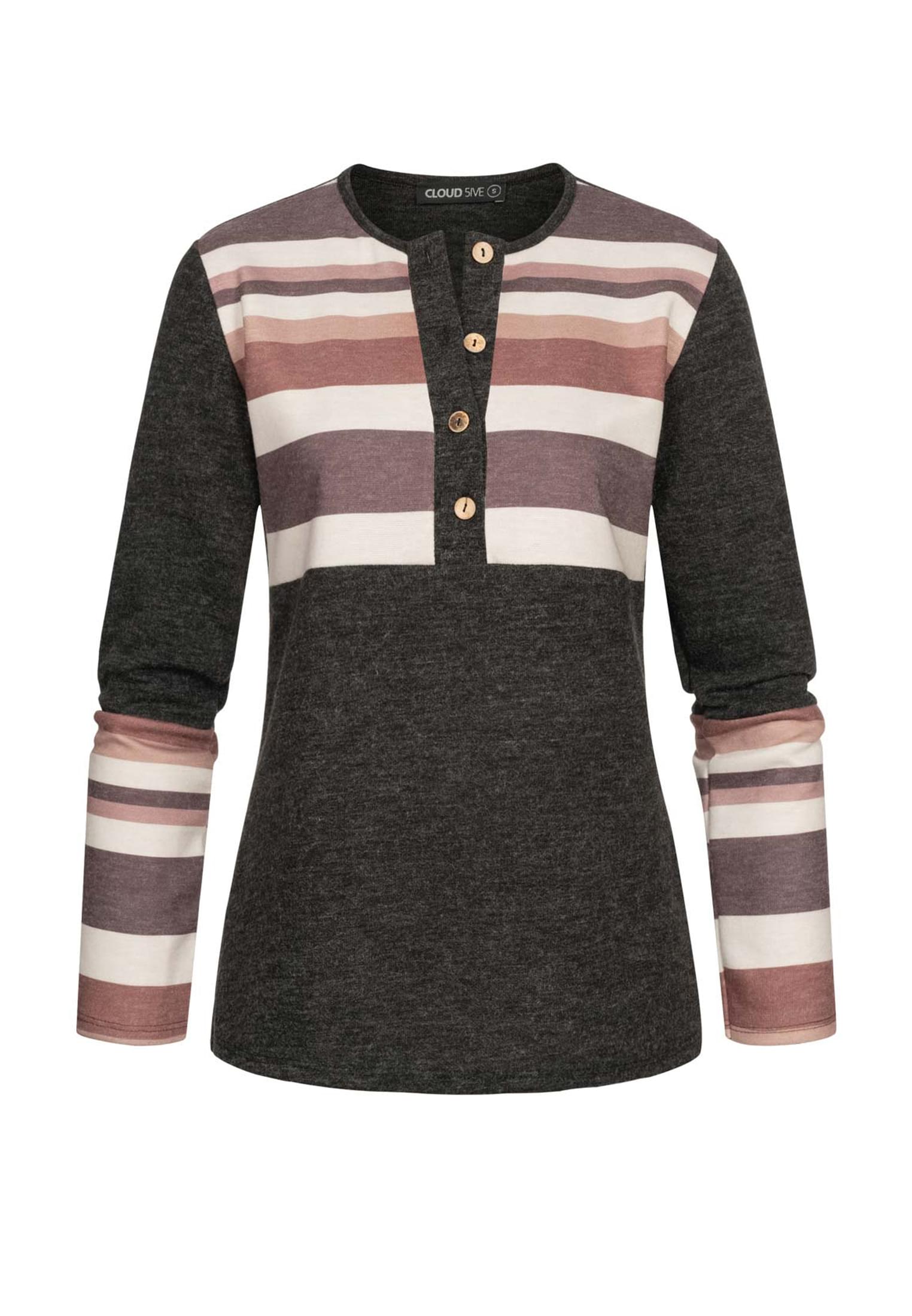 Sweater mit Knopfleiste grey L - variant image 6