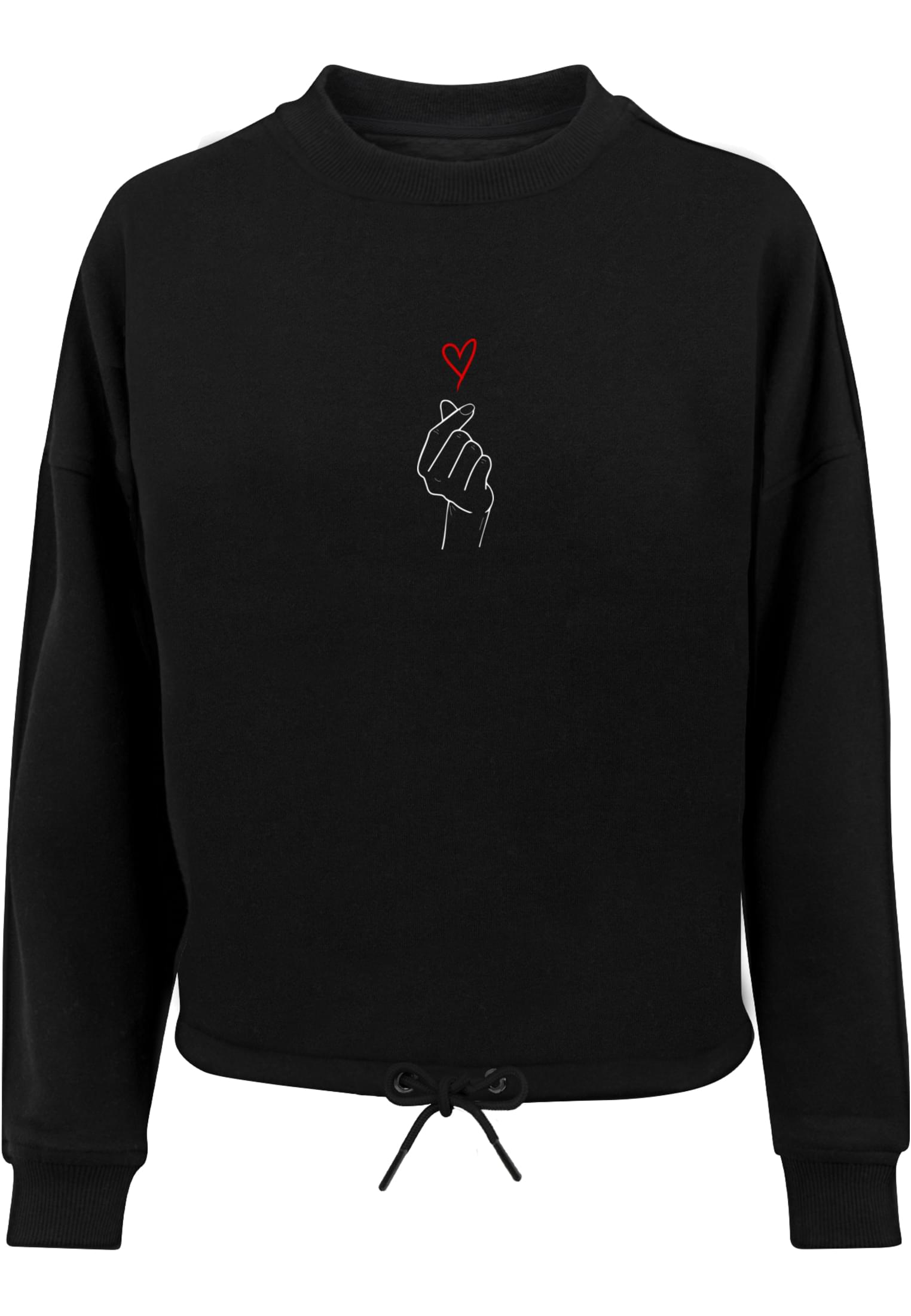Ladies K Heart Oversize Crewneck black L - alternate variant 1