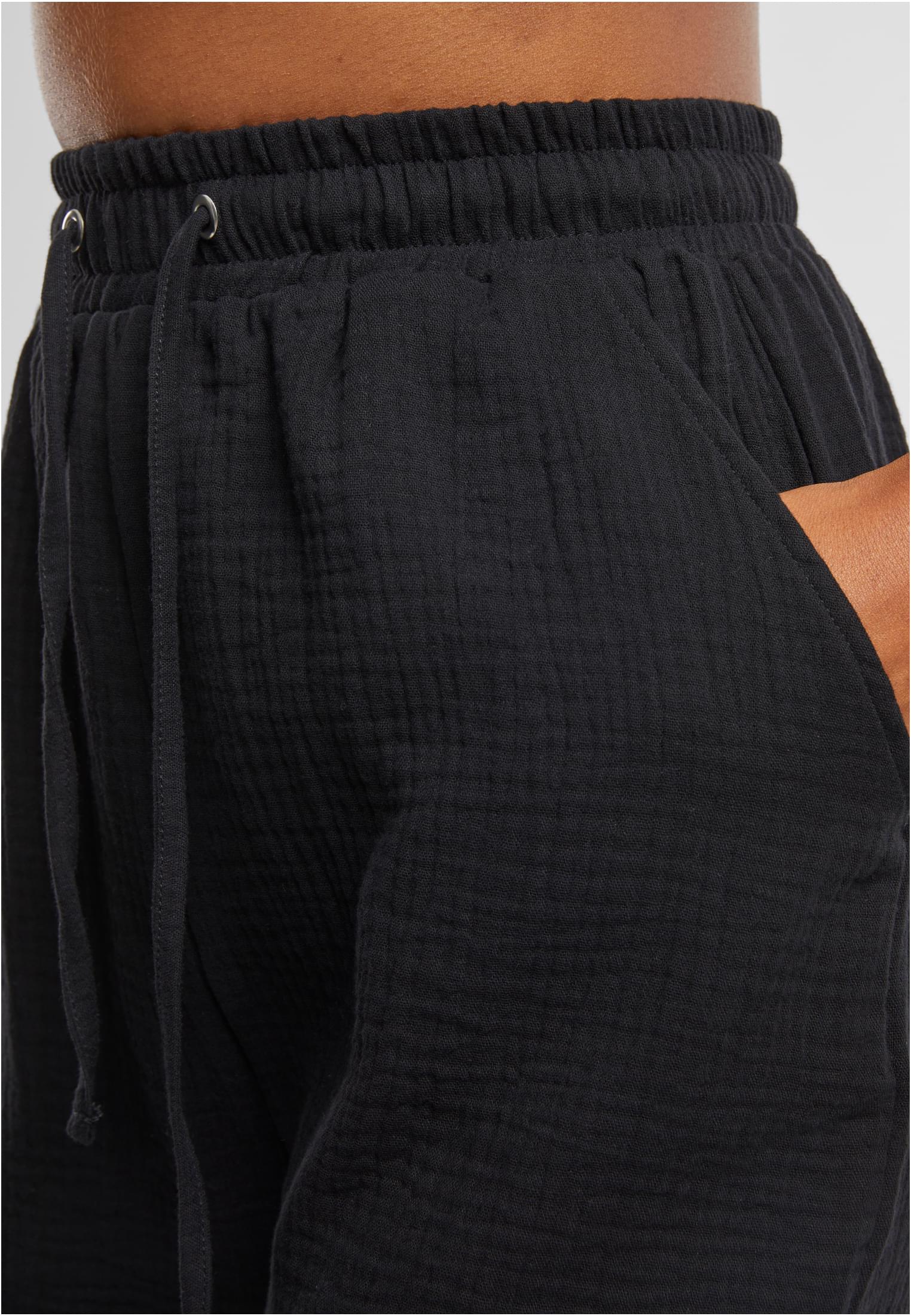 Ladies Musselin Shorts black 3XL - variant image 5