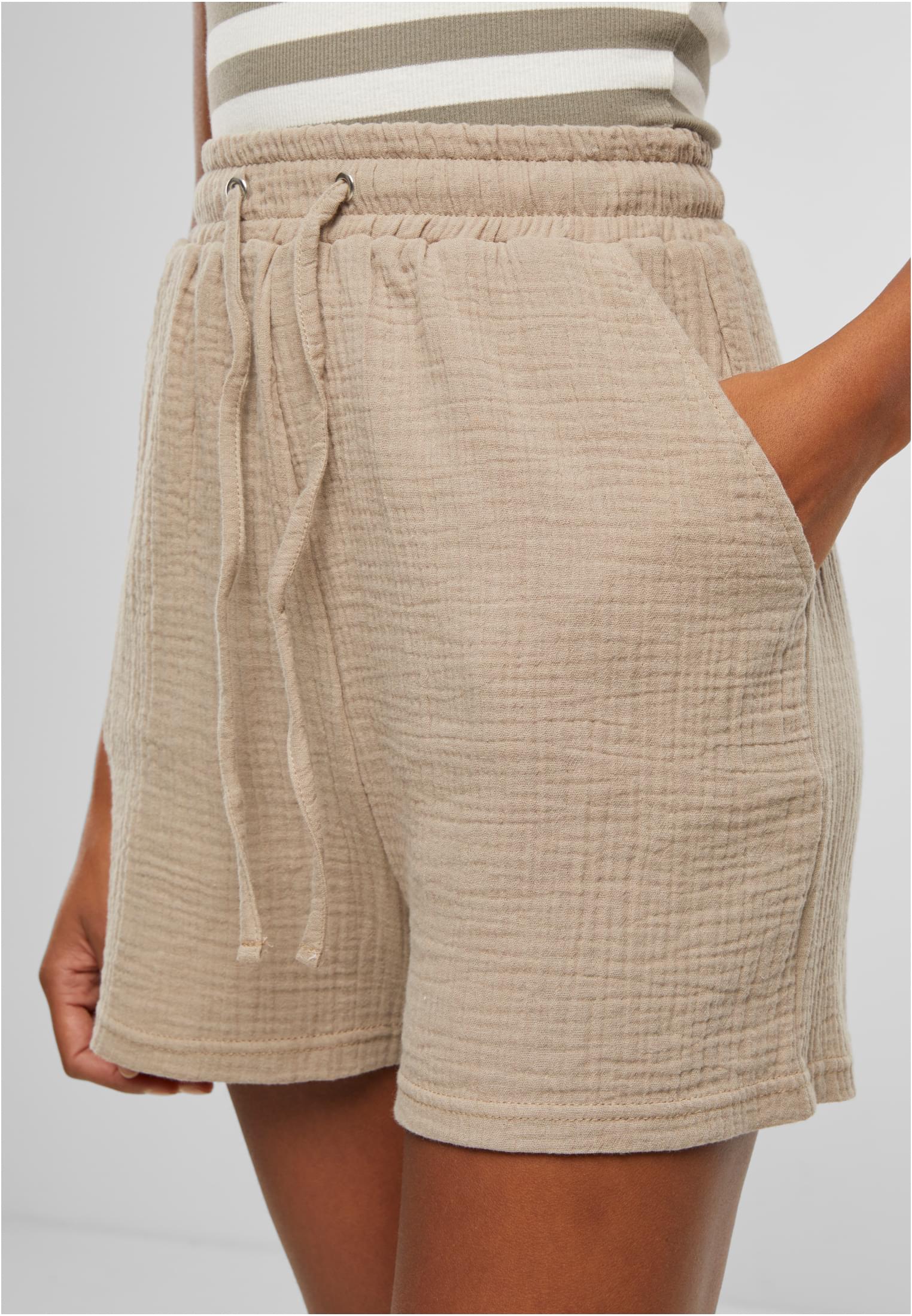 Ladies Musselin Shorts chalkdust 3XL - variant image 5