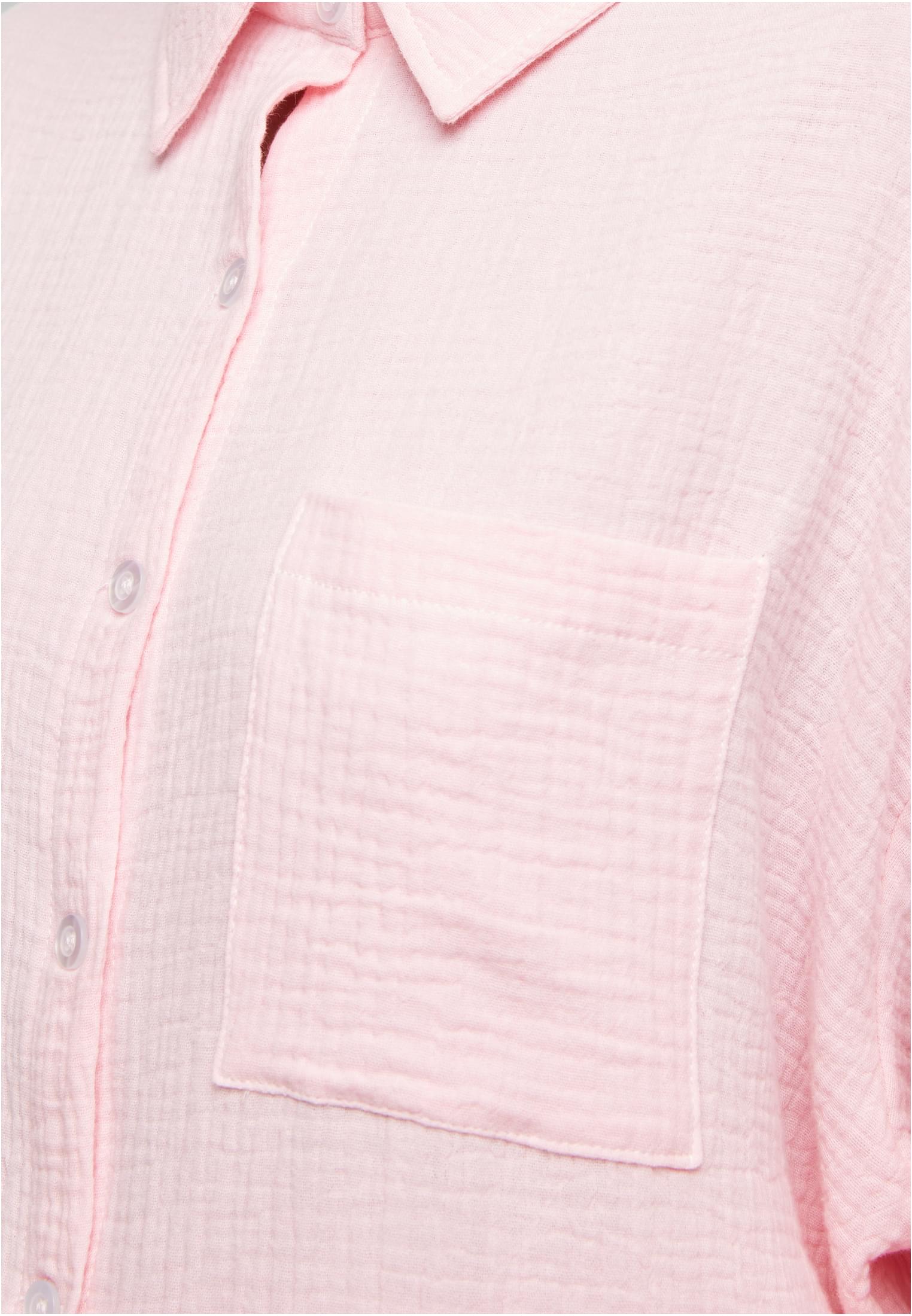 Ladies Oversized Musselin Blouse blushedrose 3XL - variant image 4