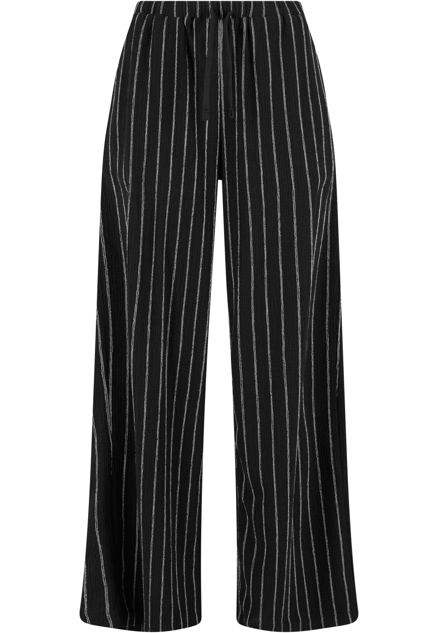 Ladies Structured Striped Relaxed Fit Pants black/offwhite XS - variant image 5