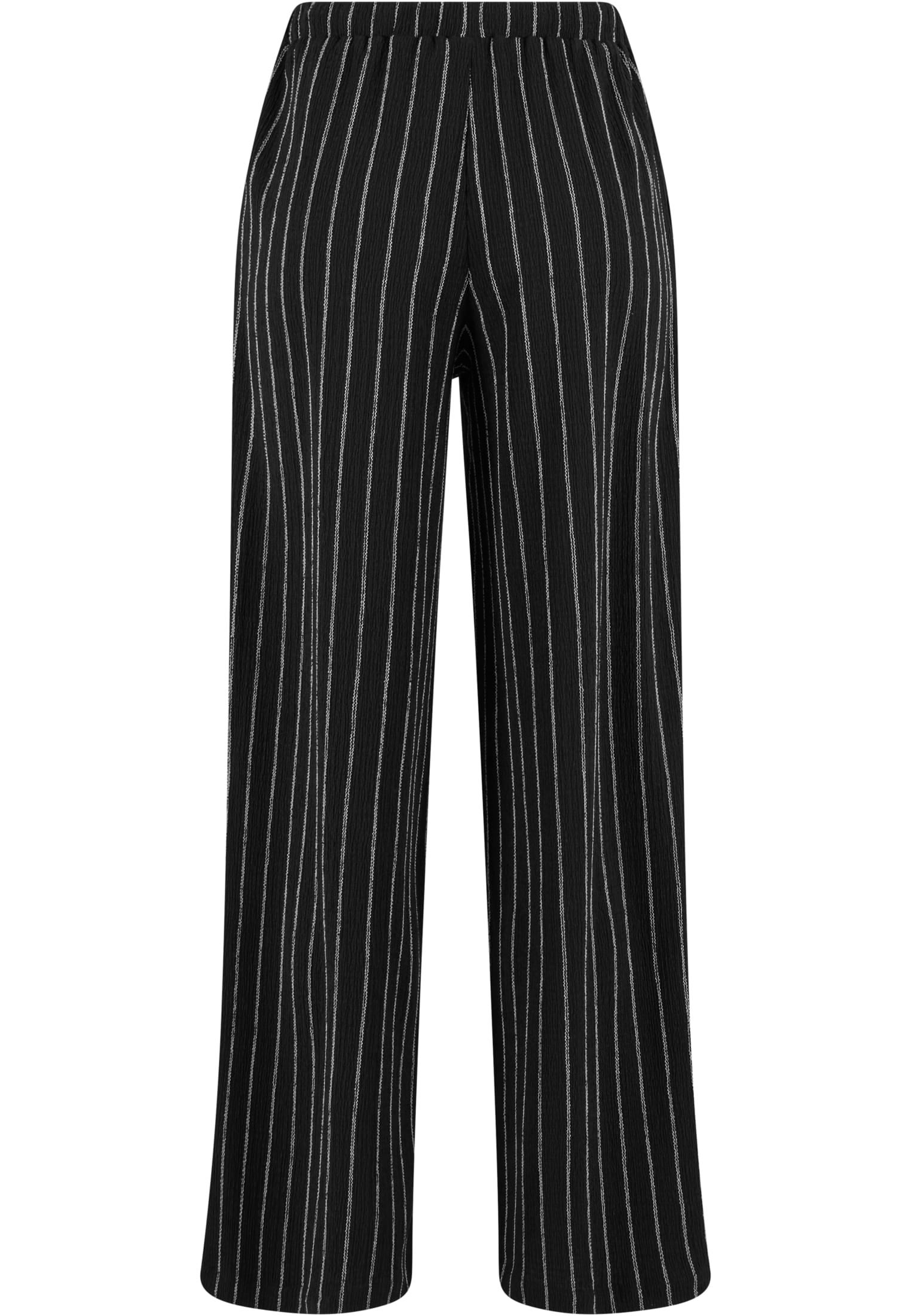 Ladies Structured Striped Relaxed Fit Pants black/offwhite XS - variant image 6