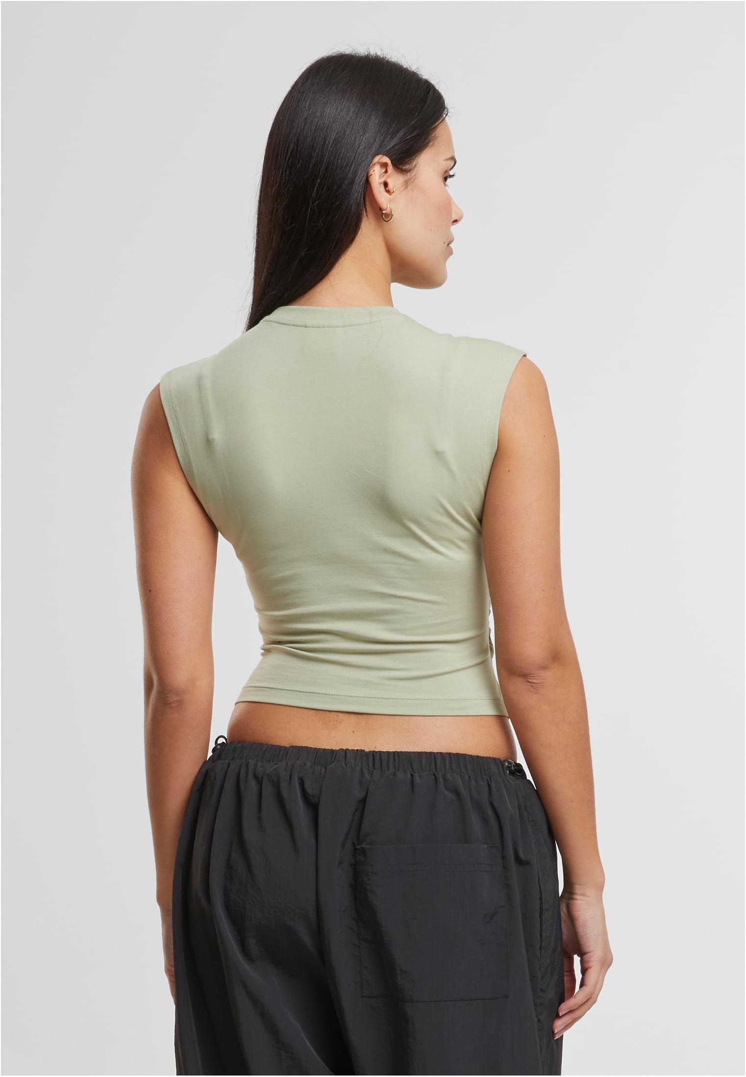 Ladies Cropped Wrapped Top softsalvia 3XL - variant image 1