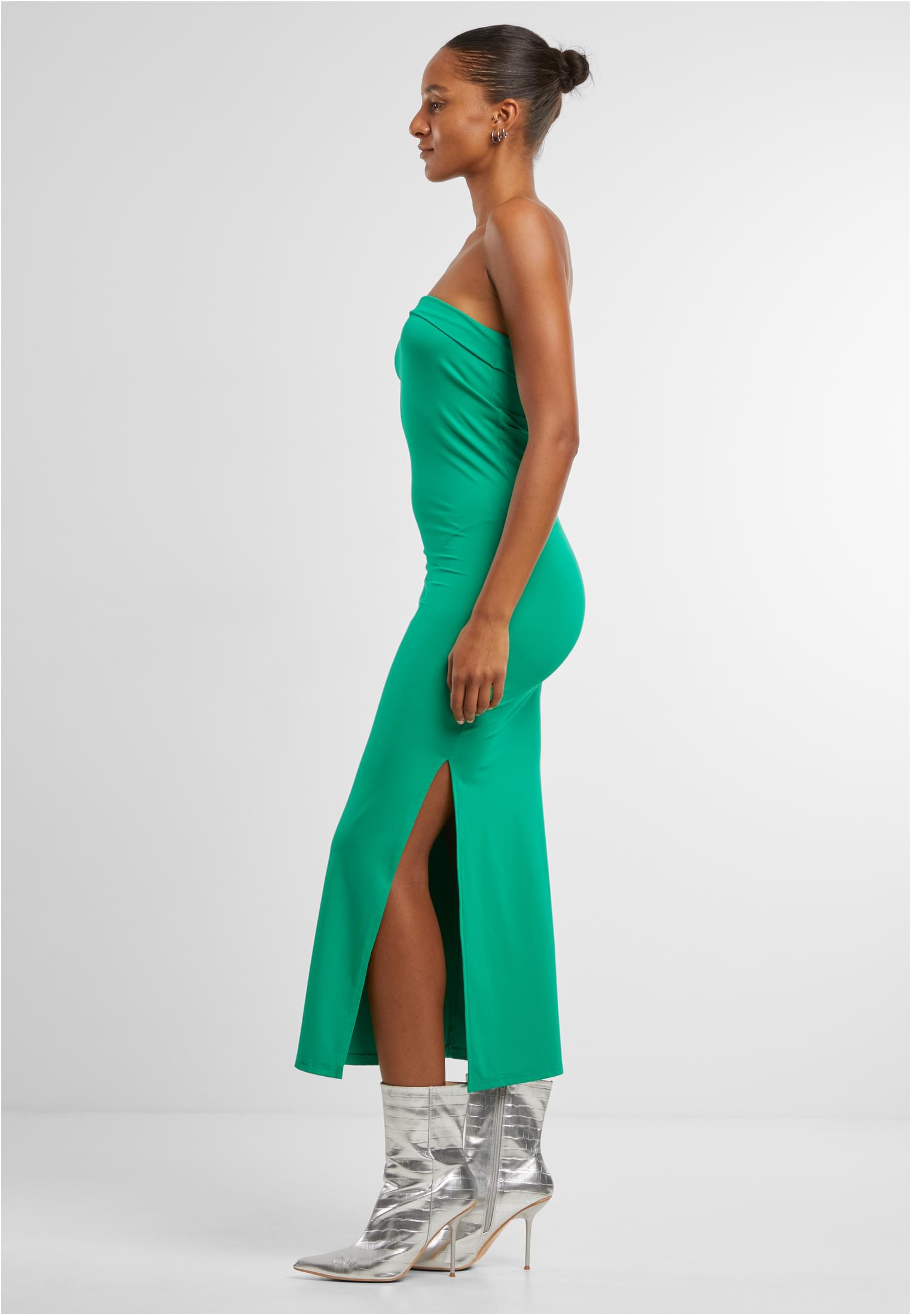 Ladies Bandeau Midi Dress froggreen 3XL - variant image 1