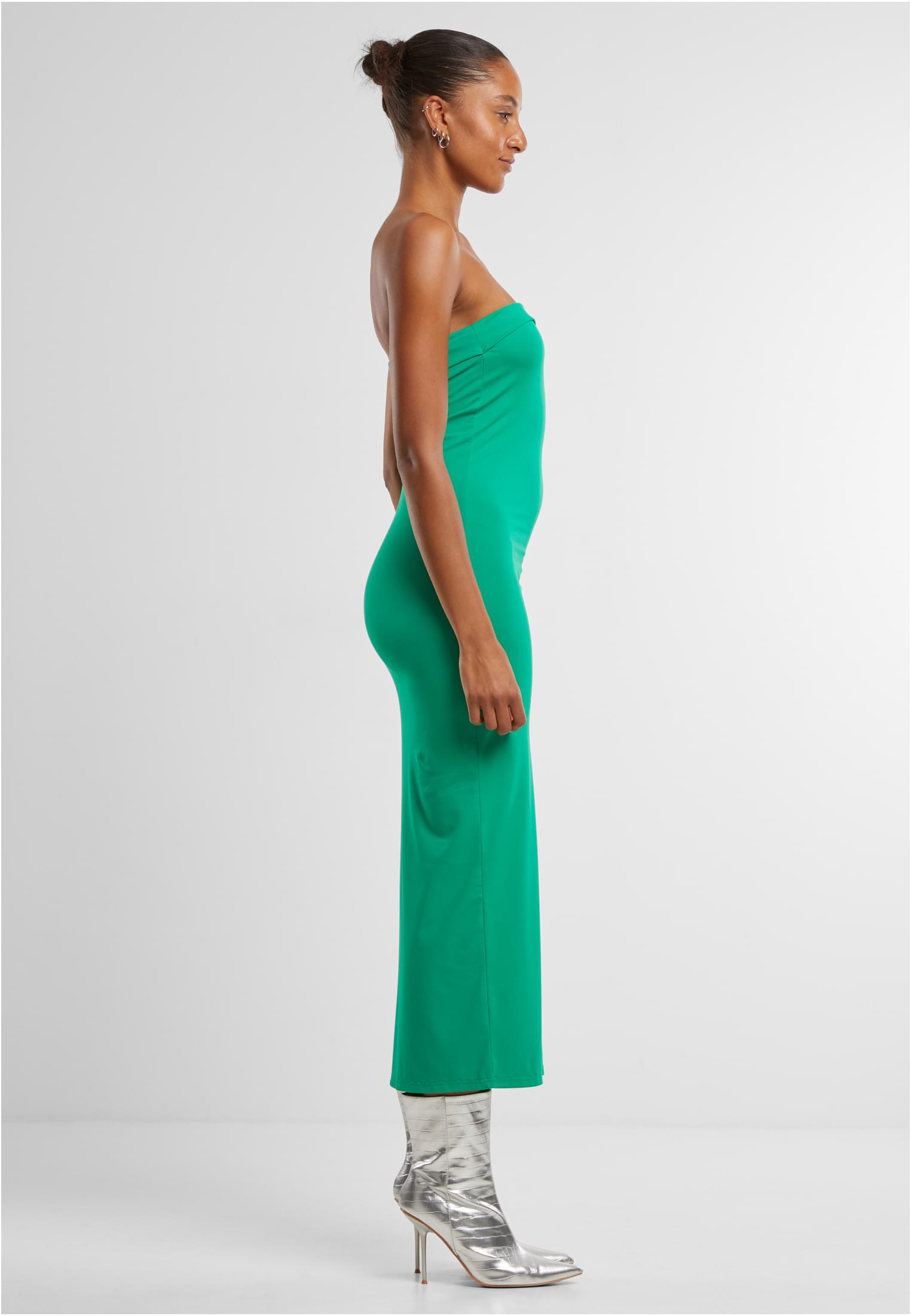 Ladies Bandeau Midi Dress froggreen 3XL - variant image 3