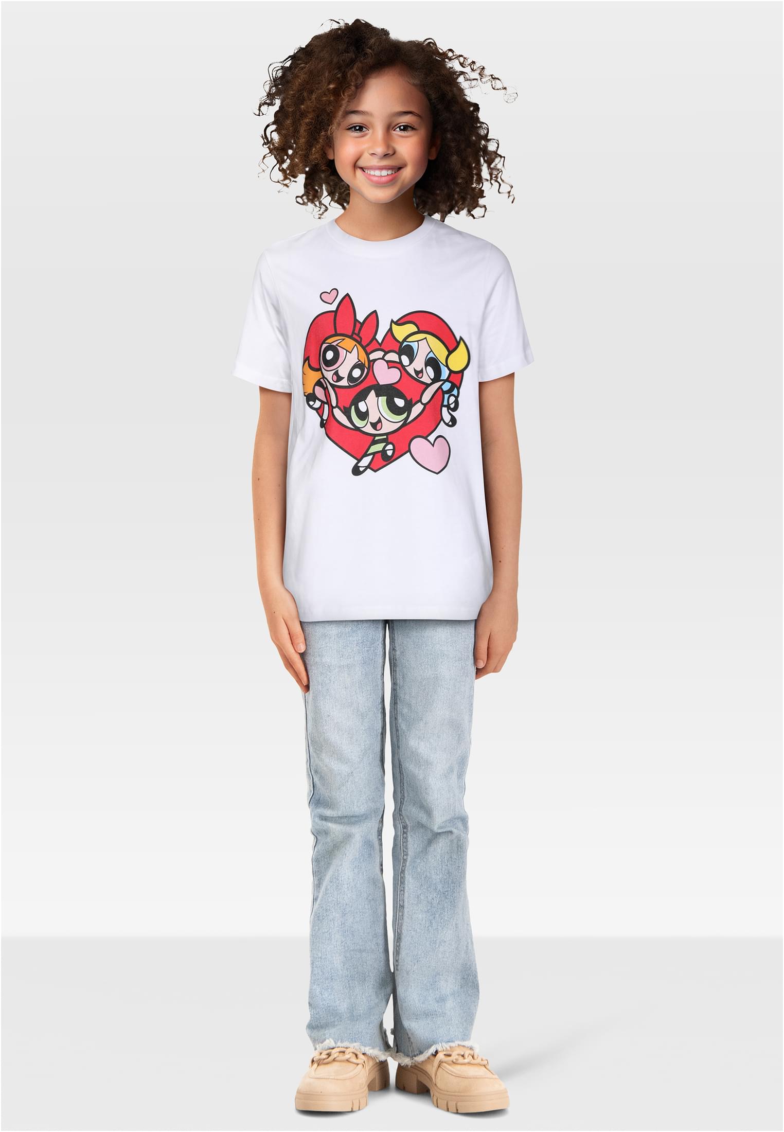 T-shirt 2 paquets - manches courtes - Power Puff Girls blanc+blanc 110/116
 - variant image 4