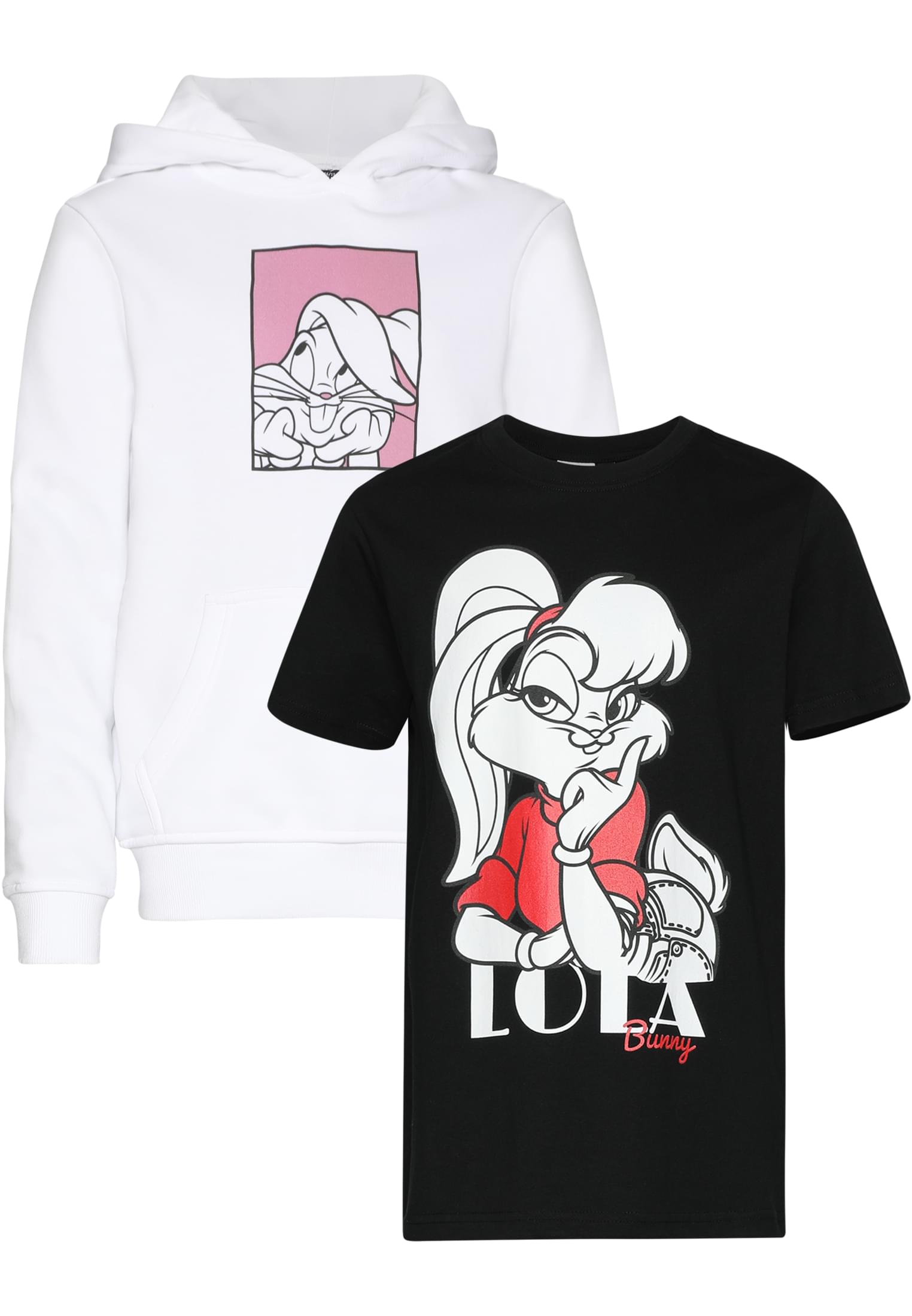 T-Shirt & Hoody 2 Pack - Lola Bunny nero+bianco 110/116
 - variant image 5