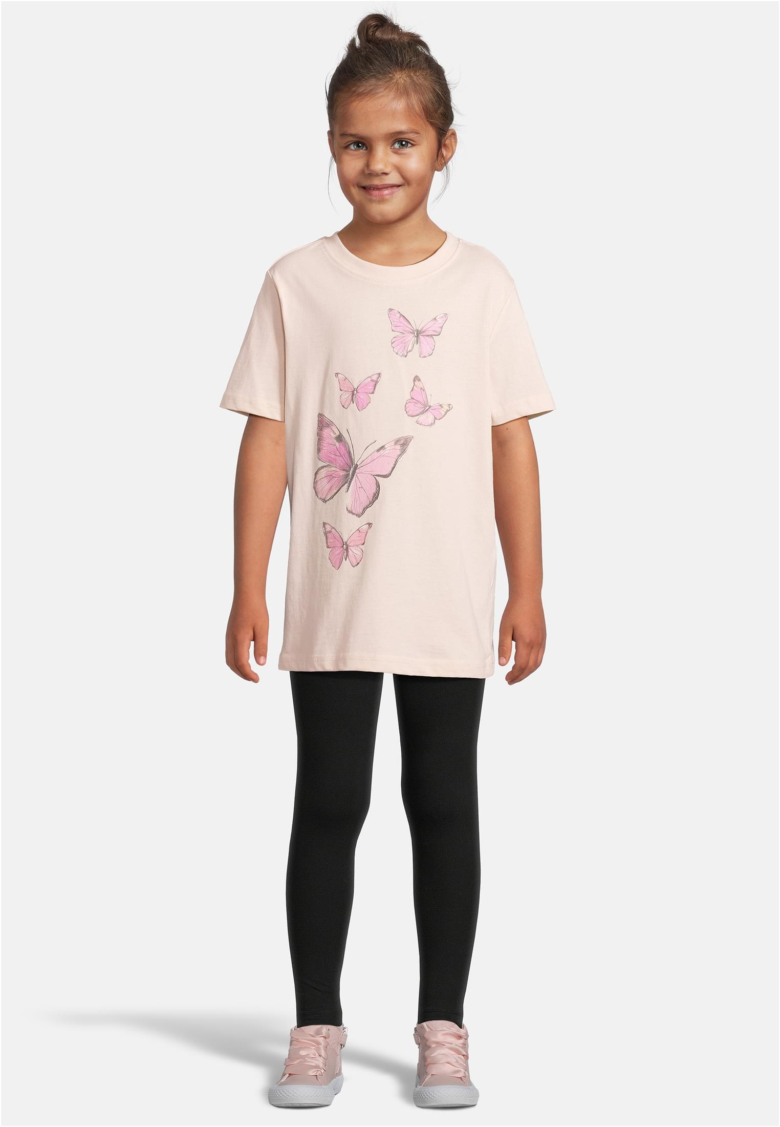 T-Shirt 2 Pack - kurzarm - Love Heart & Flying Butterfly white+marshmallow 110/116 - variant image 4