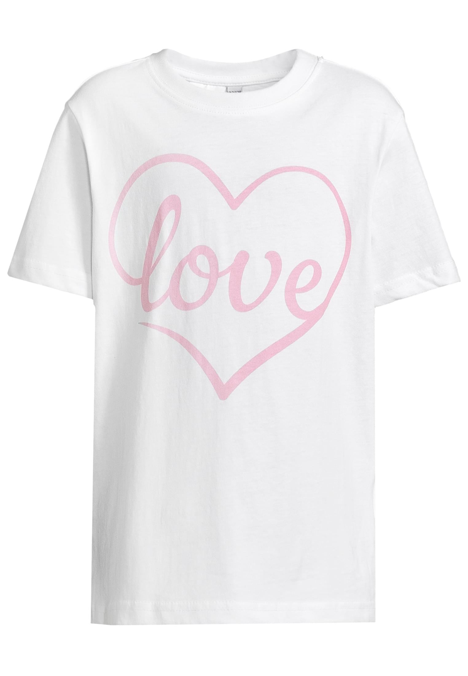 T-Shirt 2 Pack - kurzarm - Love Heart & Flying Butterfly white+marshmallow 110/116 - variant image 6
