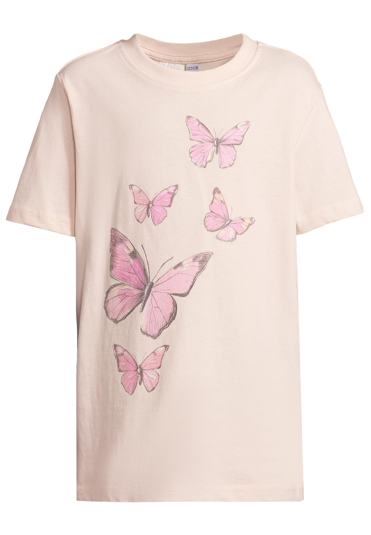 T-Shirt 2 Pack - kurzarm - Love Heart & Flying Butterfly white+marshmallow 110/116 - variant image 7