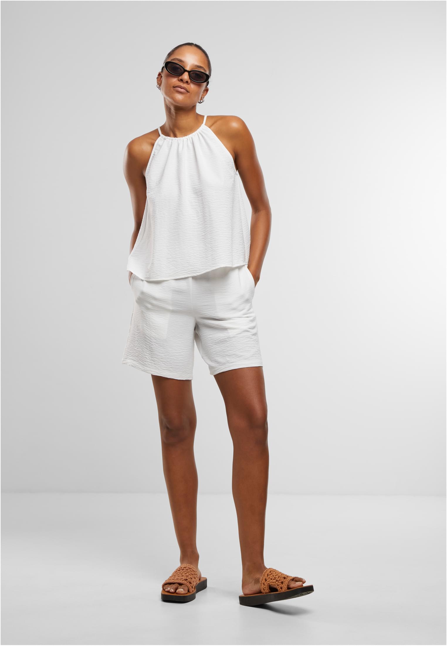 Ladies Structured Shorts white L - variant image 4